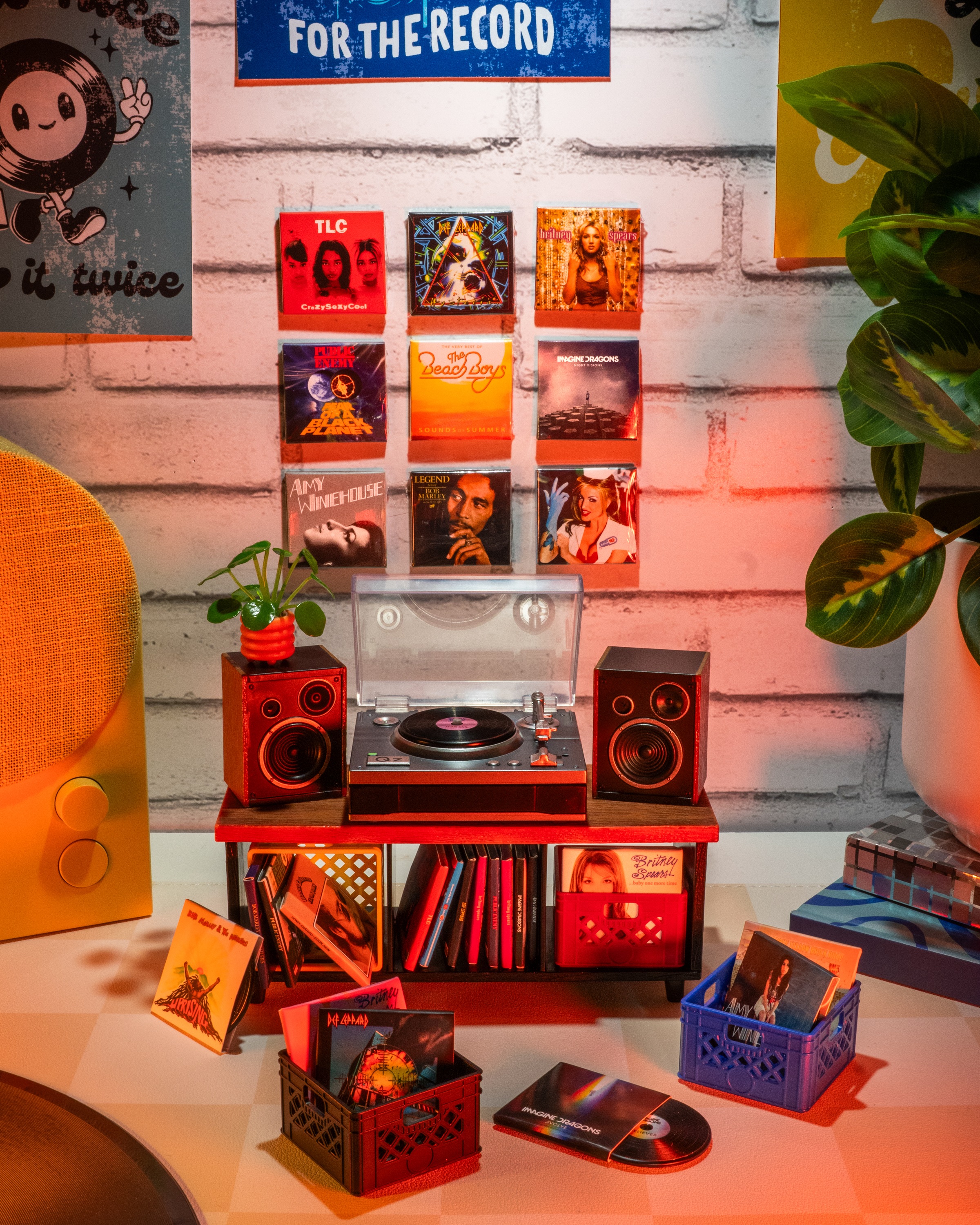 MGA ENTERTAINMENT Kreativset »MGA's Miniverse - Real Music Record Players«