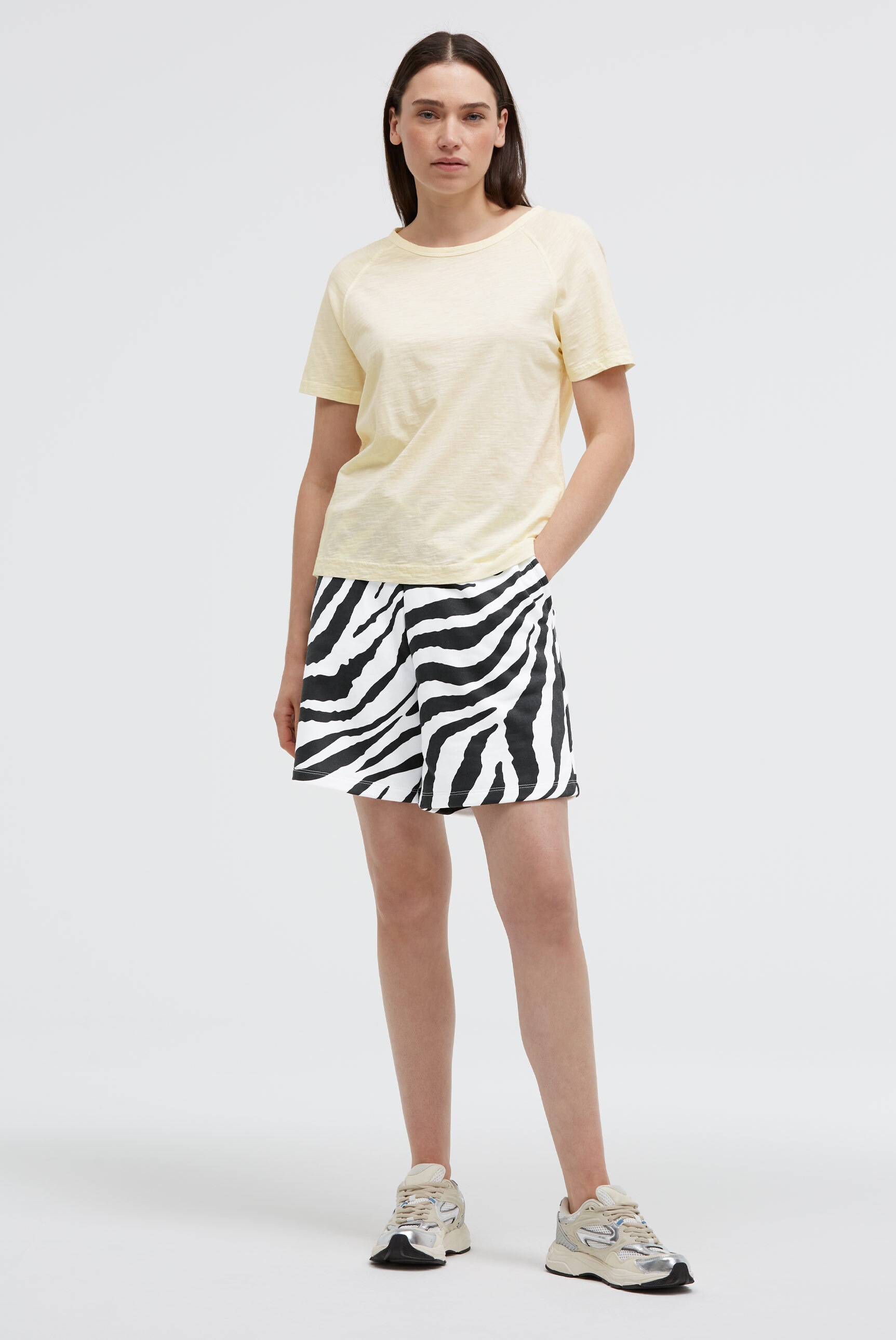 SENSES.THE LABEL Rundhalsshirt aus Baumwolle