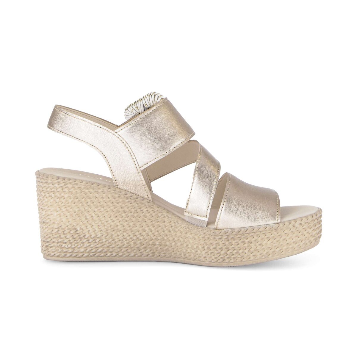 Gabor Wedge Sandal Gold 35.5 2