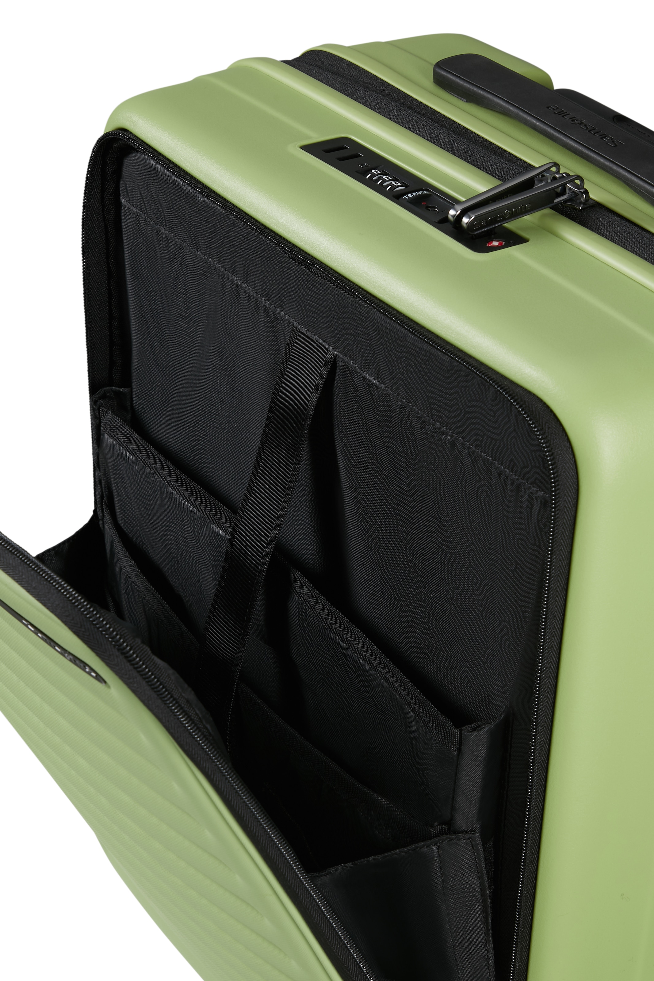 Samsonite Hartschalen-Trolley »RESTACKD, verschiedene Größen und Farben« mit Packtaschen,  42 l 4 Rollen für Urlaub, Reise, Ferien und Geschäftsreise, mit Volumenerweiterung