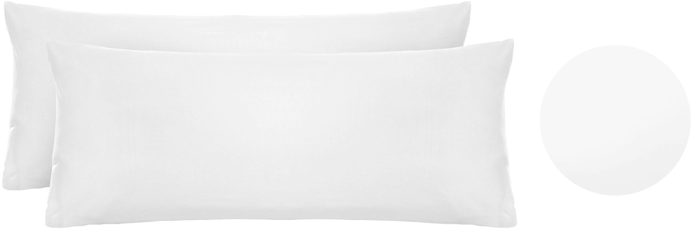 Biberna Kissenbezug »Michi«, (2 Stück), verschiedene Größen, OEKO-TEX® zertifiziert