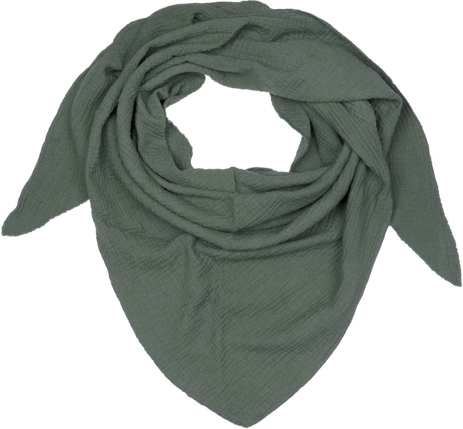 styleBREAKER Dreieckstuch "Musselin Dreiecktuch Einfarbig" 1 Stk.