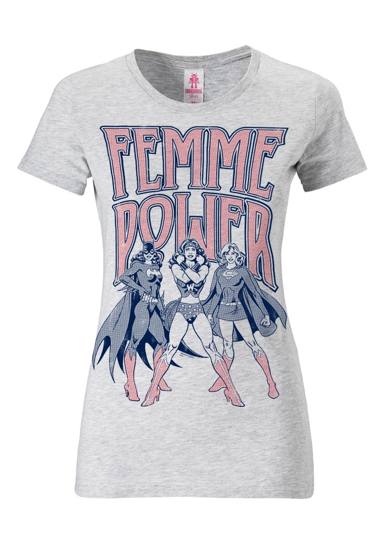 LOGOSHIRT T-Shirt »Wonder Woman« mit coolem Retro-Print