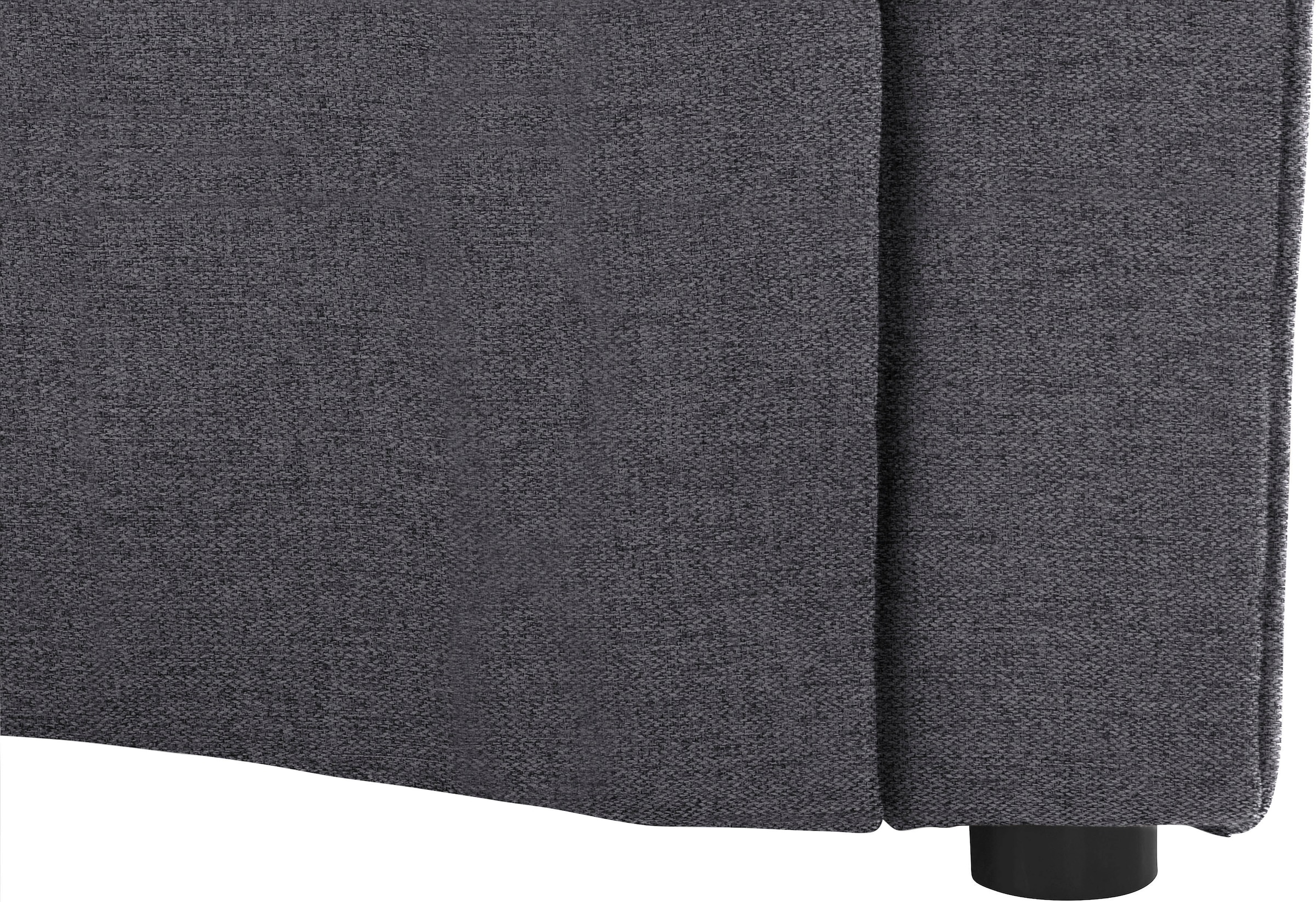 DOMO collection Ecksofa »Sarafina zeitlos und komfortabel, optional mit Federkern, L-Form«, wahlweise mit Bettfunktion