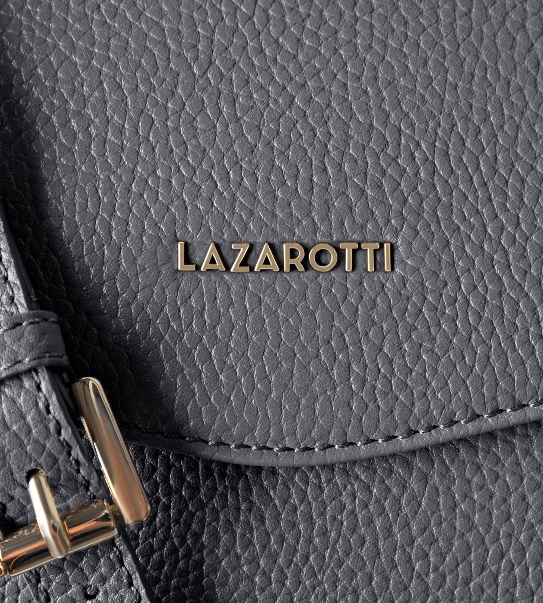 Lazarotti Umhängetasche »Bologna Leather Crossbody Umhängetasche Leder 22 cm«
