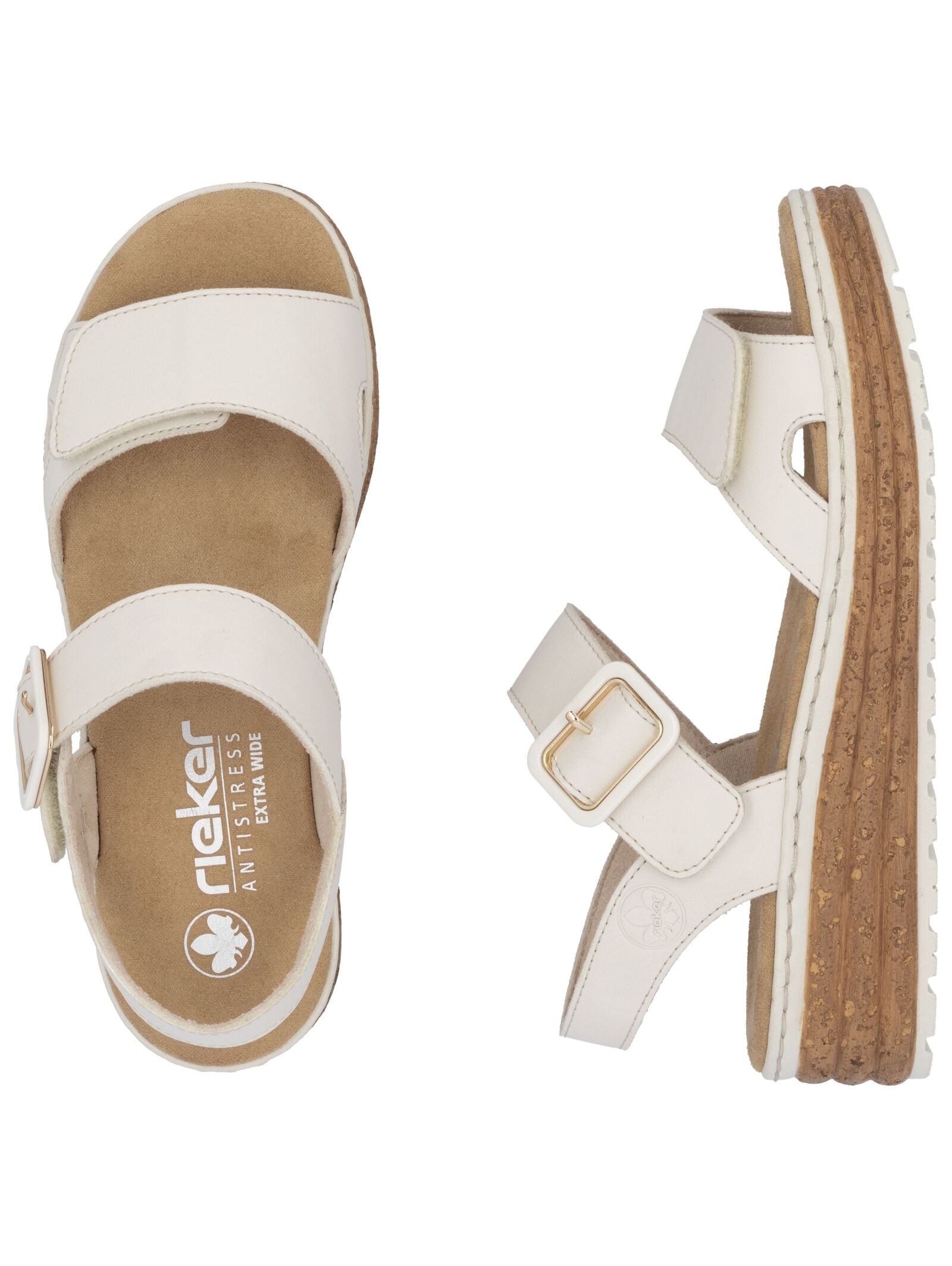 Rieker Keilsandalette »Rieker Sandalen Lederimitat«
