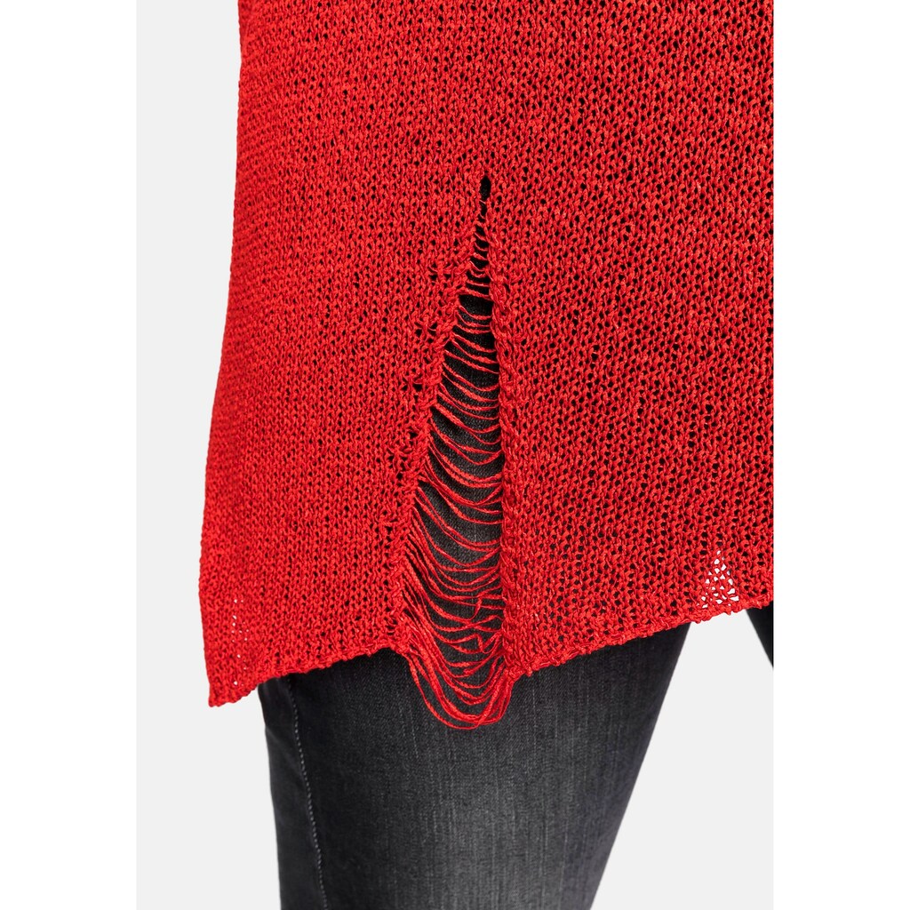Sheego Longpullover »Pullover«, in asymmetrischer Form