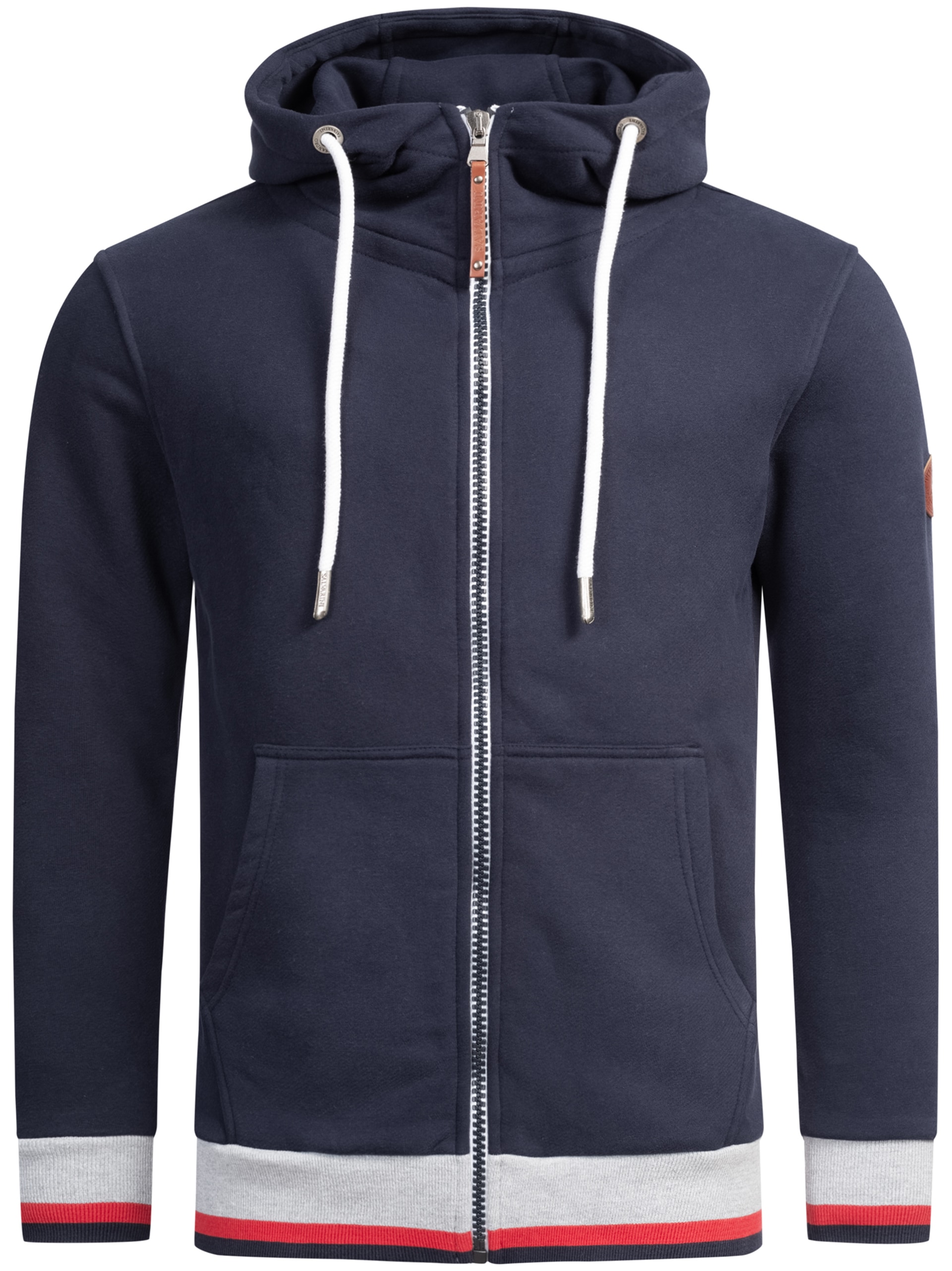 Alessandro Salvarini Sweatjacke »ASRevellio«, mit großer Kapuze