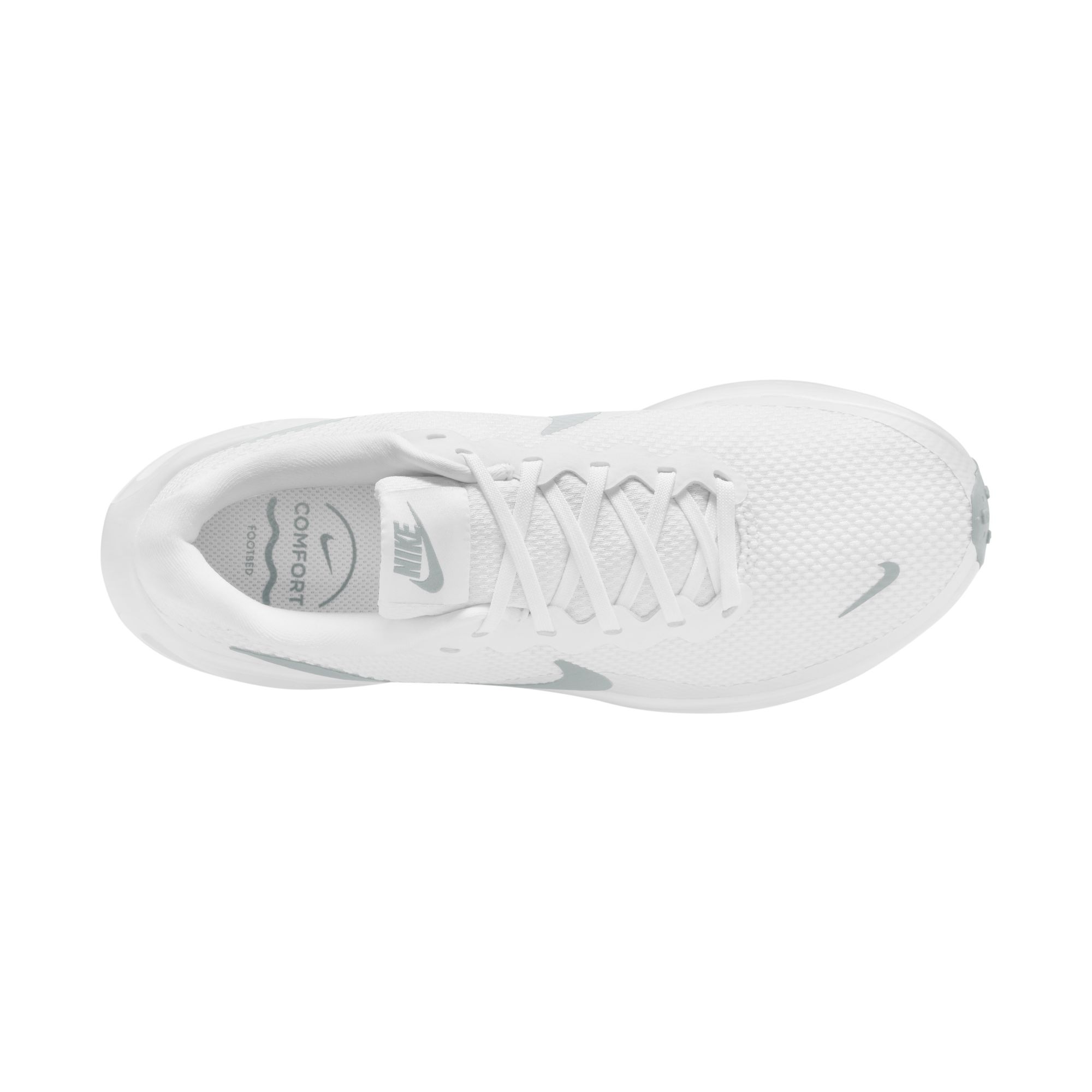 Laufschuh NIKE "Revolution 8", Damen, Gr. 37,5, weiß, pure platinum, Synthetik, Textil, Schuhe Laufschuh, Topseller 6
