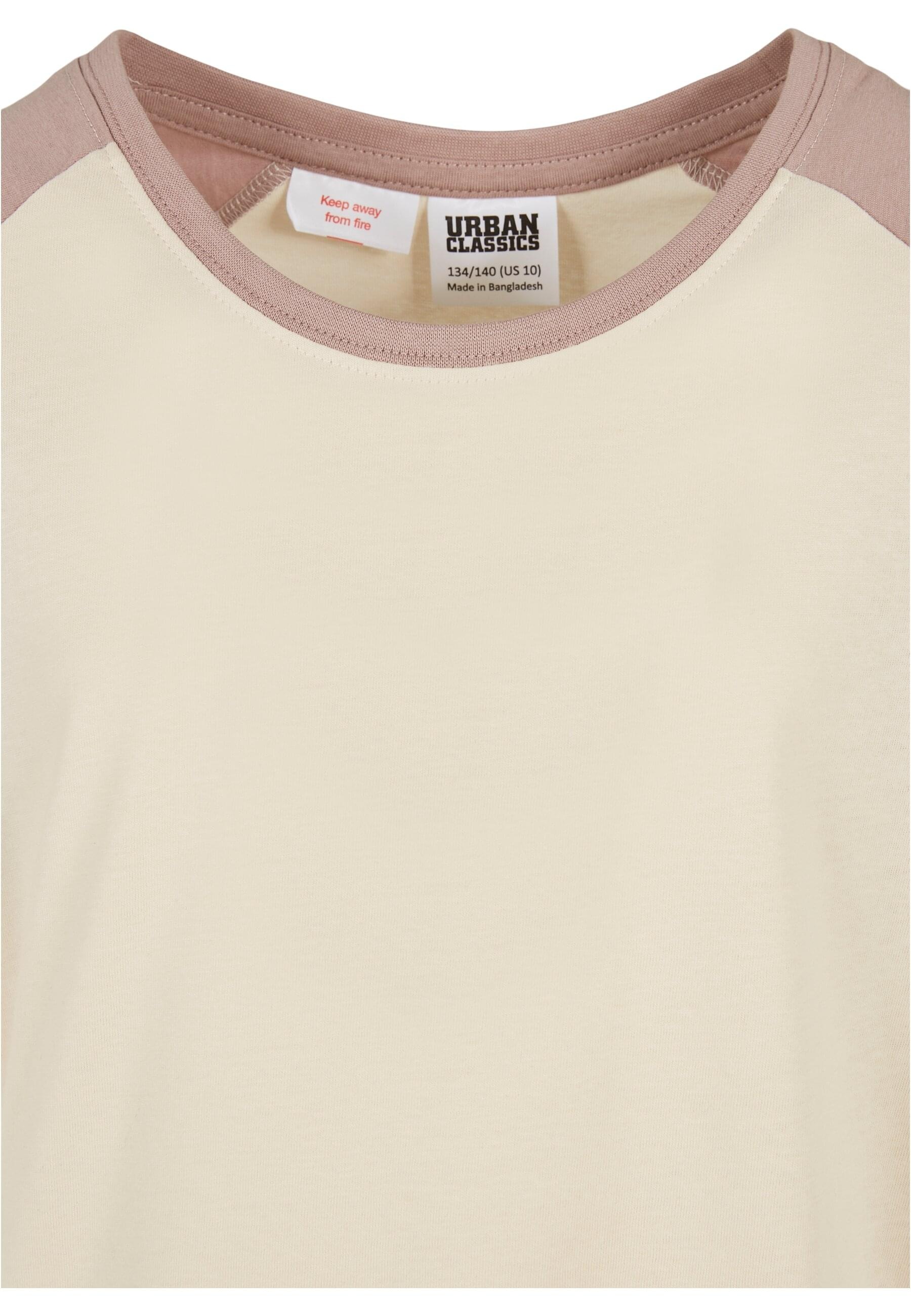 URBAN CLASSICS T-Shirt »Urban Classics Damen Girls Contrast Raglan Tee«, (1 tlg.)