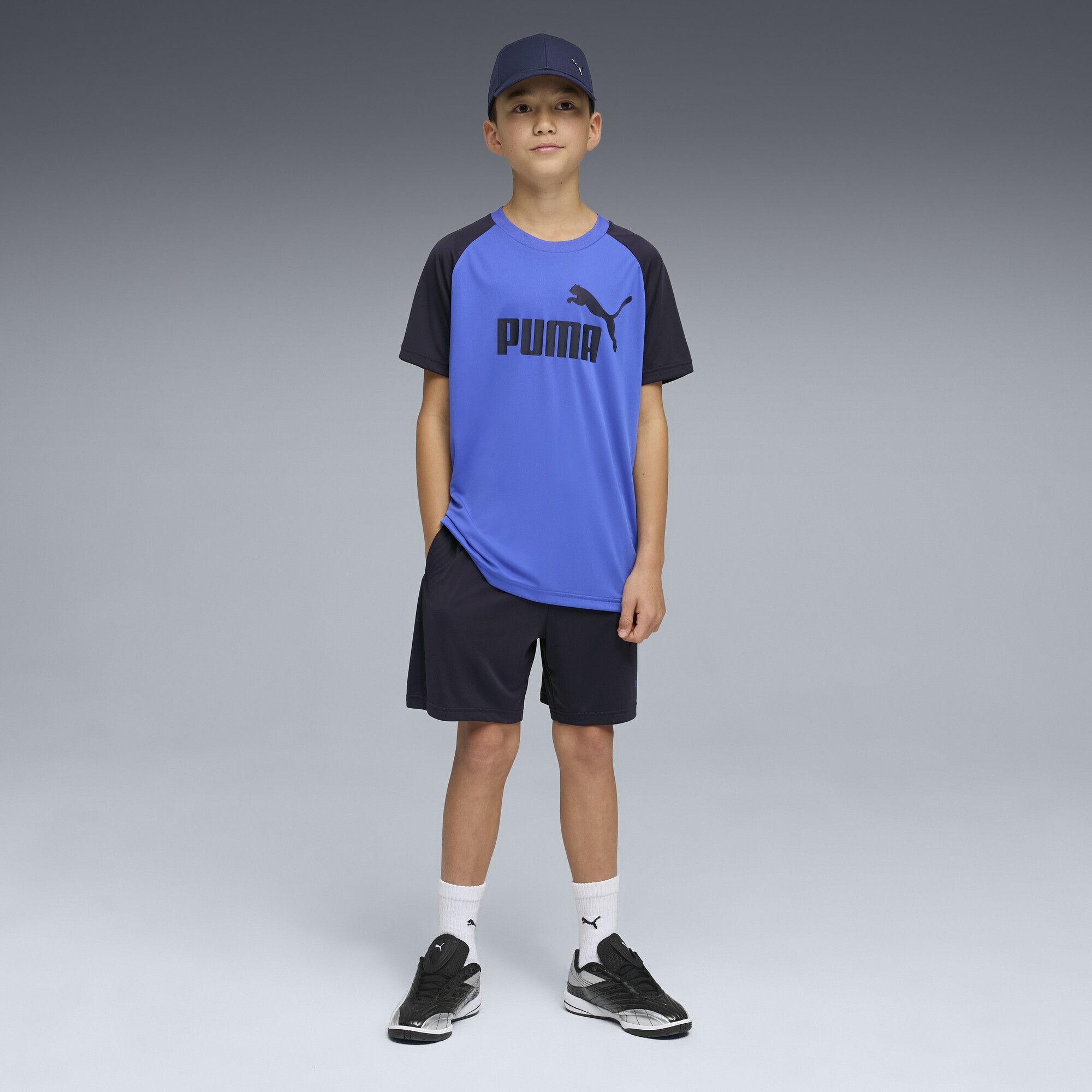 PUMA Freizeitanzug »Essentials No. 1 Logo Poly T-Shirt und Shorts Set Jungen«