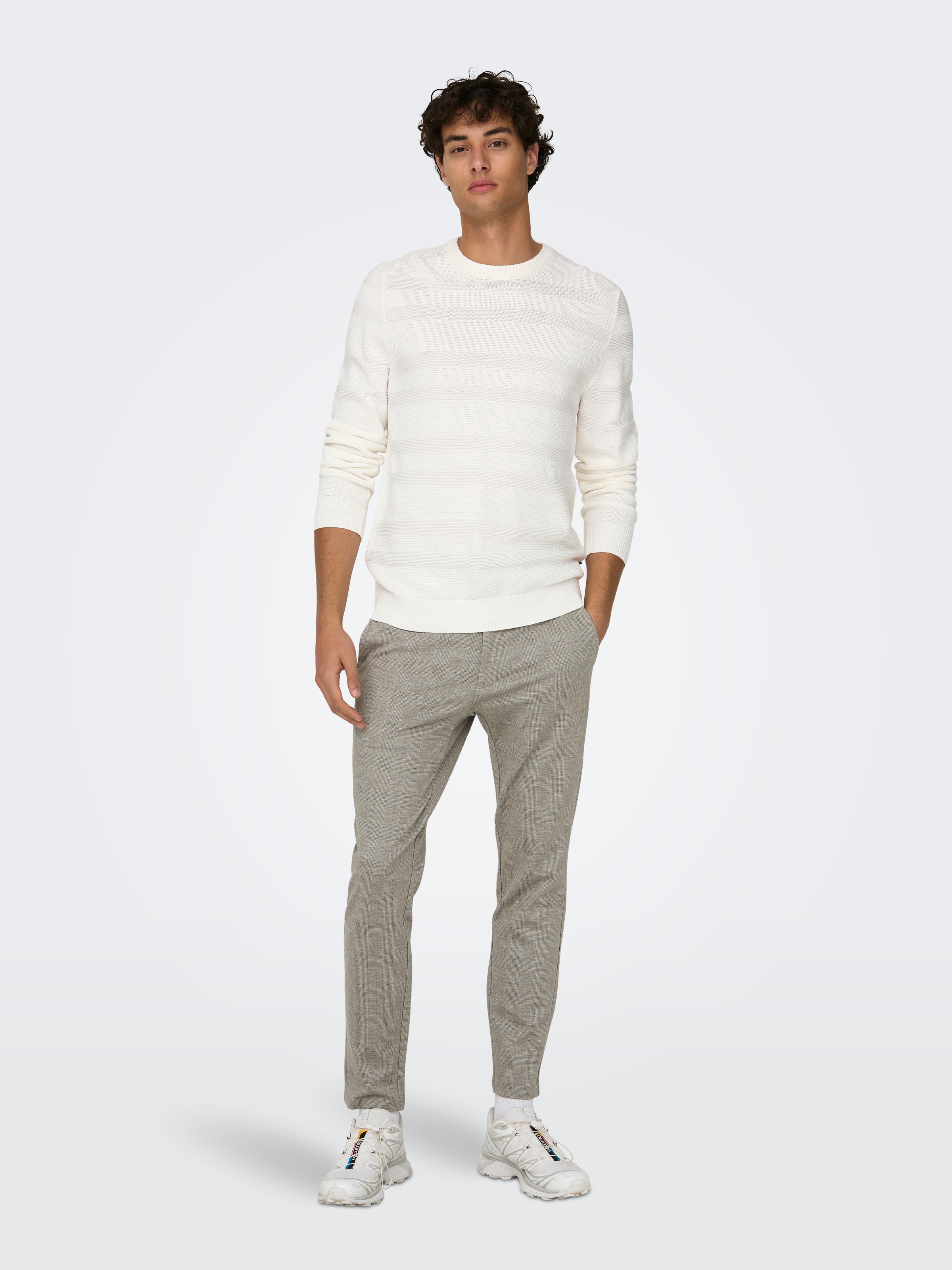 Thumbnail - ONLY & SONS Chinohose "ONSMARK SLIM CHECK 020919 PANT NOOS"