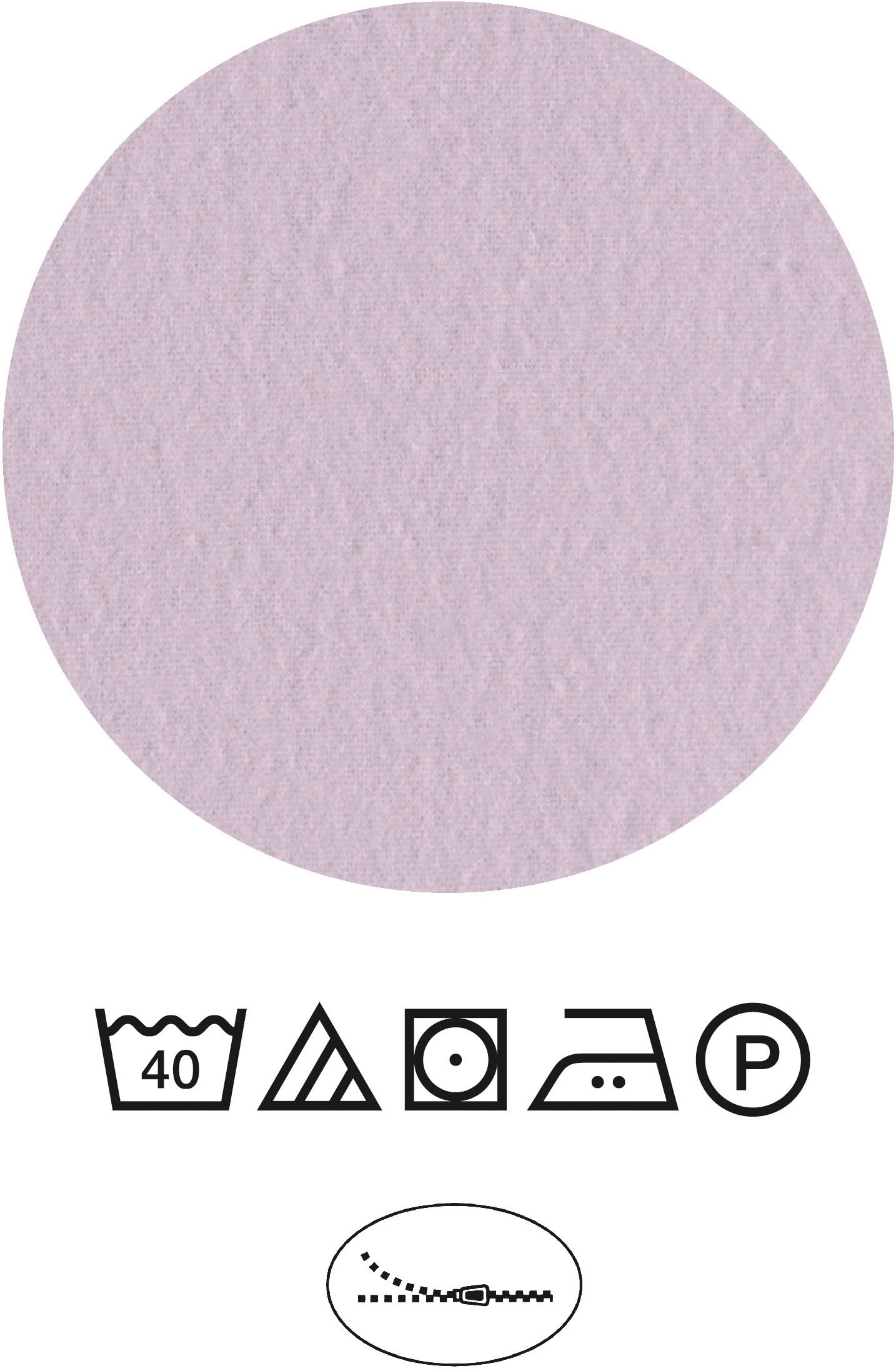 Castell - Markenbettwäsche Bettwäsche »0351110«, Poly-Cotton, wohlig warm, pflegeleicht, atmungsaktiv, Reißverschluss