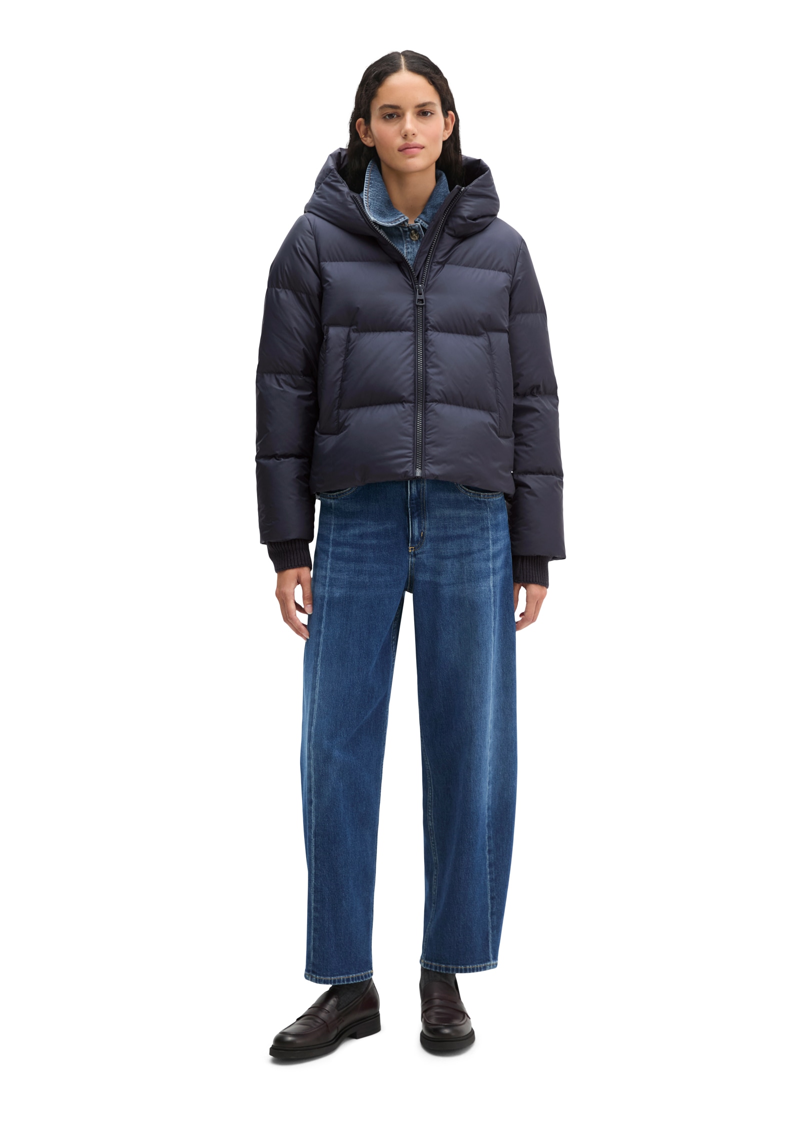 Marc O'Polo Daunenjacke mit Kapuze mit Kapuze regular mit wasserabweisender Oberfläche