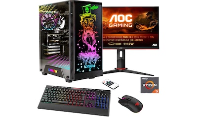 Gaming-PC-Komplettsystem »Rockstar SET02451«, (RTX 4060Ti (16GB), PCIe SSD Gen4),...