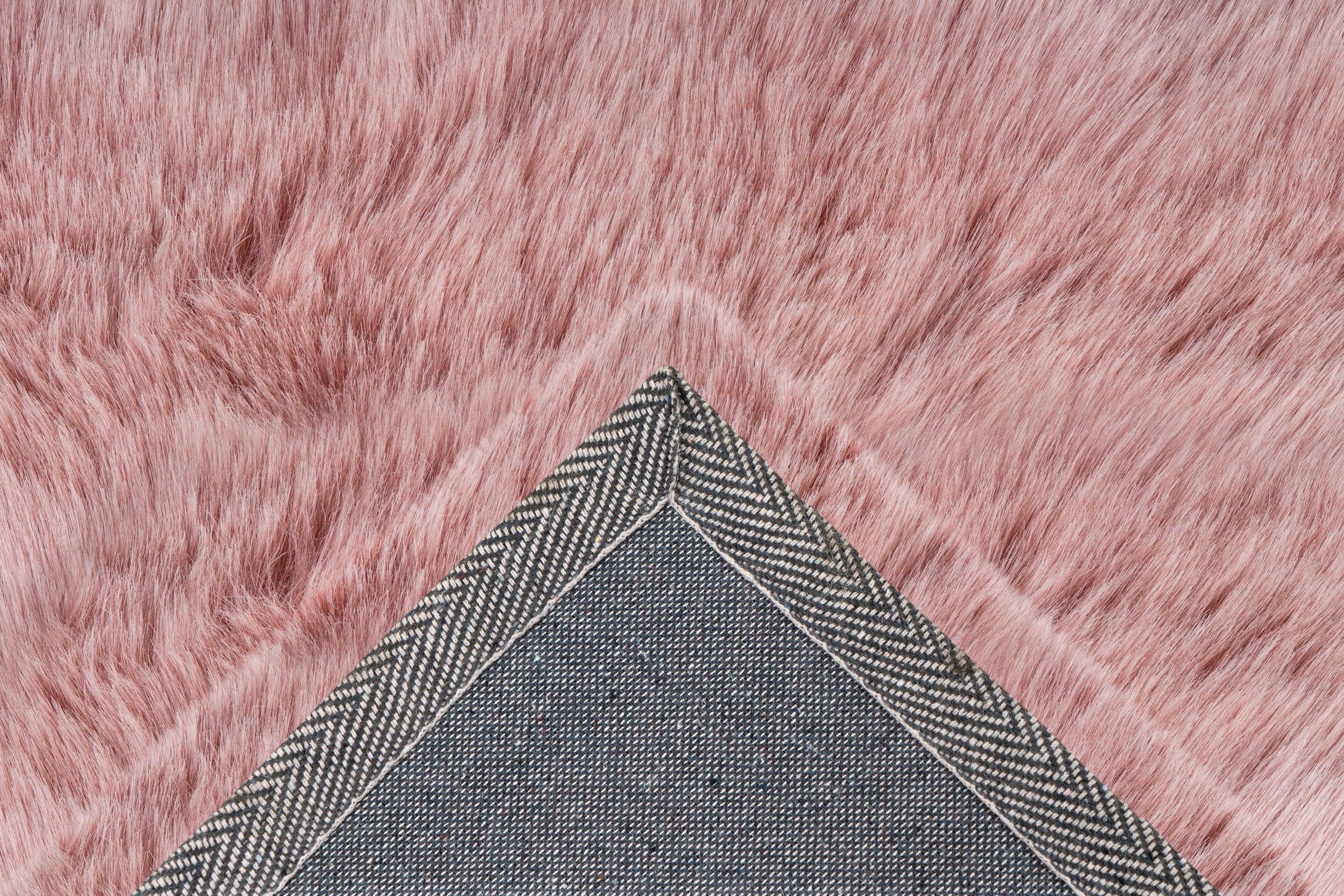 Hochflor-Teppich CALO-DELUXE "Emica-1000" Gr. 4, rosa, B:160cm H:52mm L:230cm, Kunstfaser, Teppiche, Kunstfell, Wohnzimmer 3