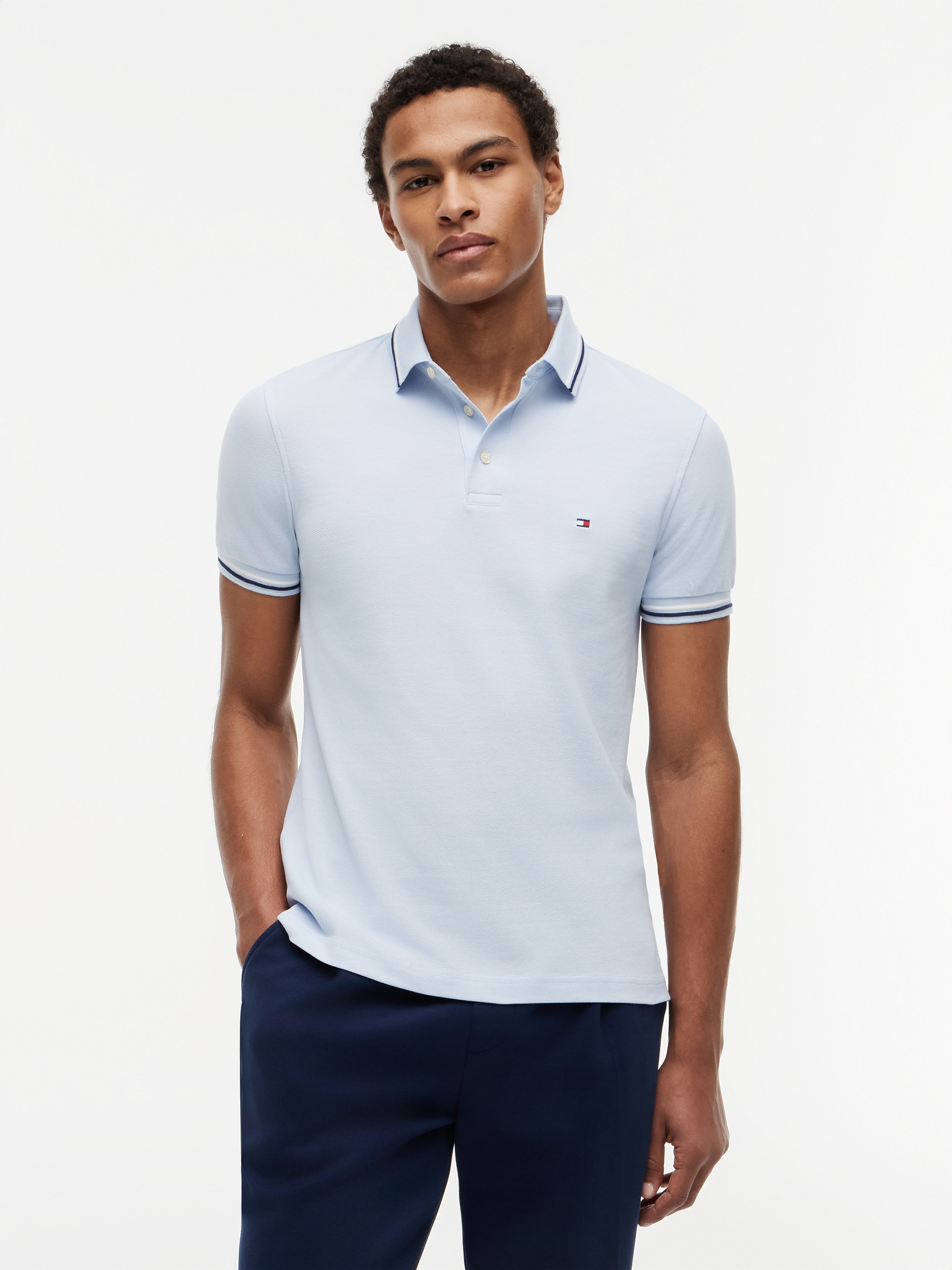 Tommy Hilfiger "TOMMY TIPPED SLIM POLO"