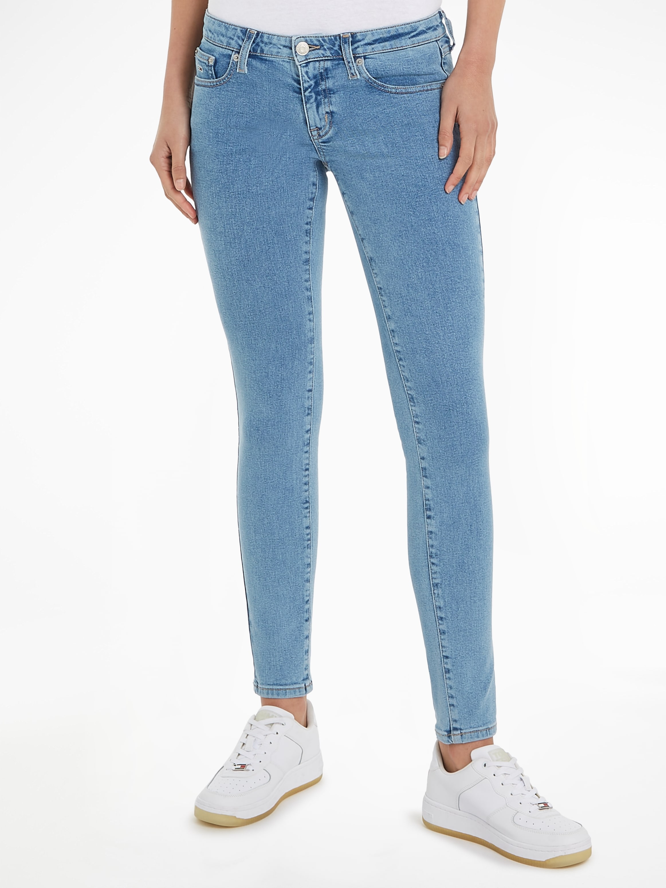 Tommy Jeans Slim-fit-Jeans "Skinny Jeans Marken Low Waist Mittlere Leibhöhe günstig online kaufen