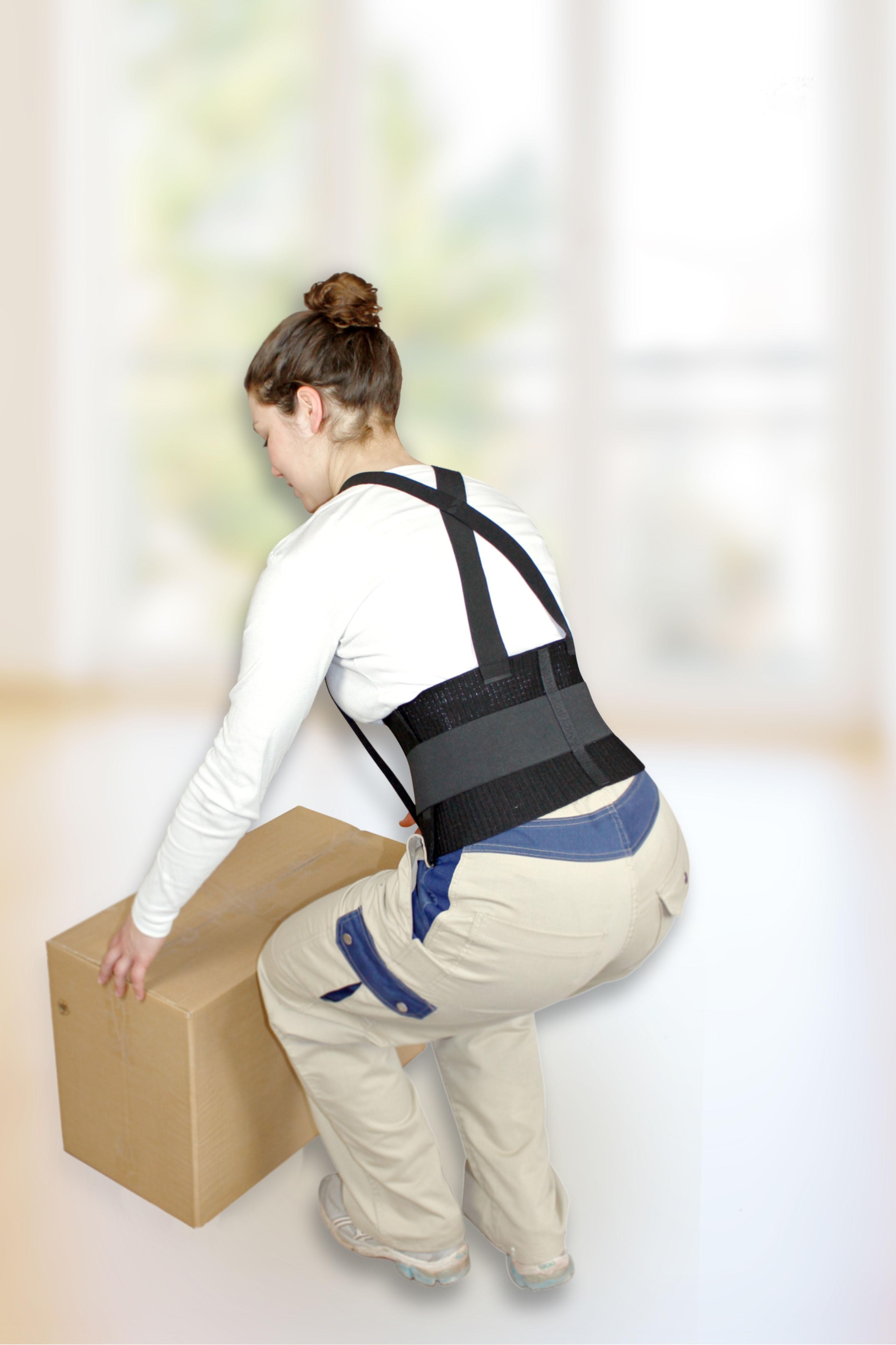Hydas Arbeitsstützgürtel », schweres Heben mit Eleganz und Sicherheit«, Unterstützung der Rückenmuskulatur bei schwerem Heben