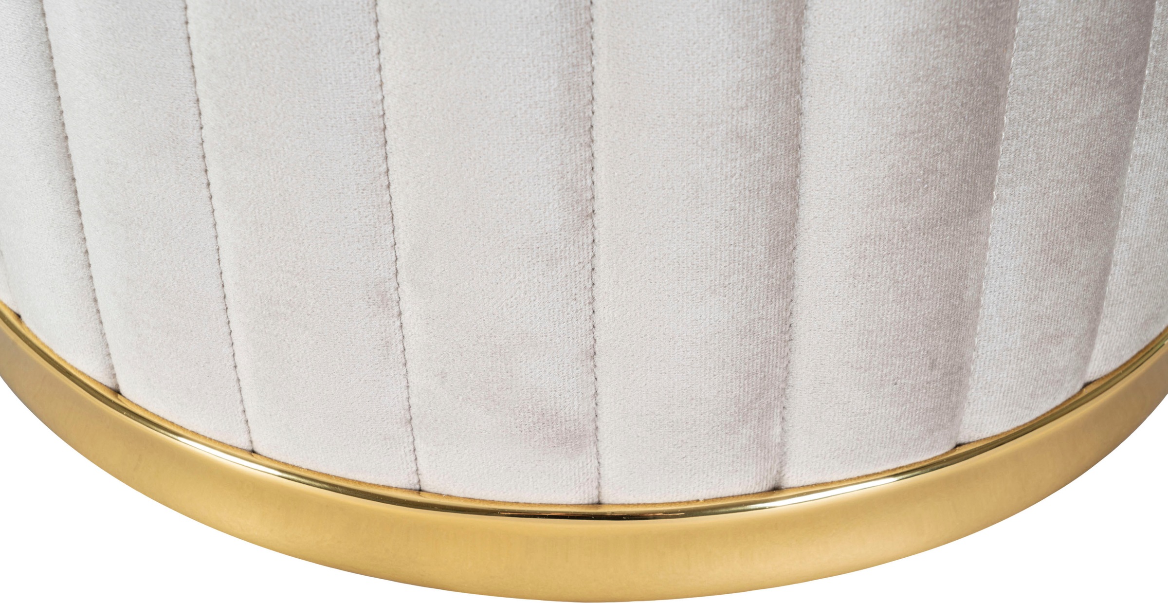 Kayoom Sitzhocker »Hocker Doric, trendiger Look, ästhetische Farbgebung, schöne Steppung« 1 Stk. tlg. komfortabel, hochqualitativ, pflegeleicht, liebevolle Verarbeitung