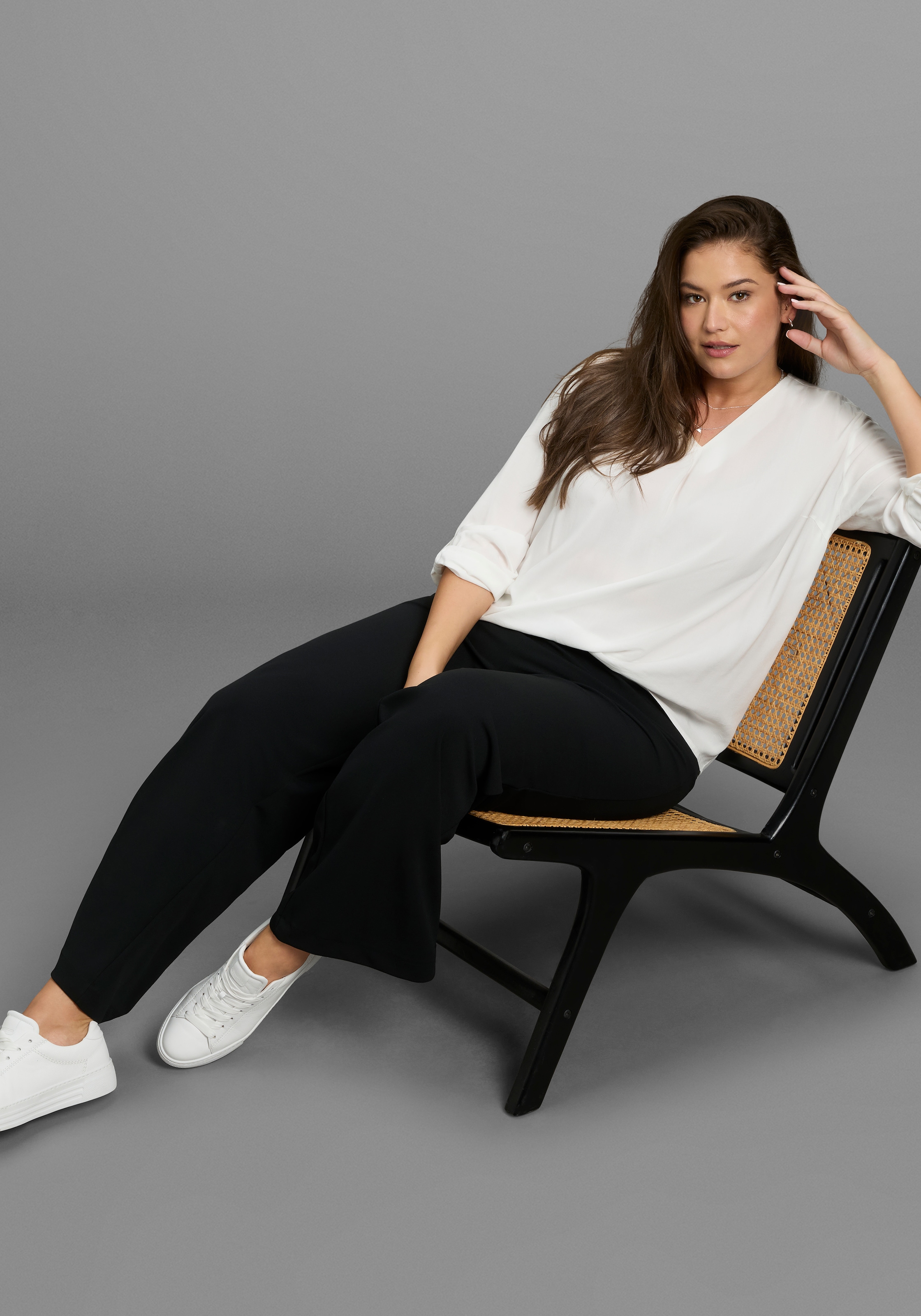 Laura Scott CURVE Schlupfhose, mit weitem Bein - GROSSE GRÖSSE
