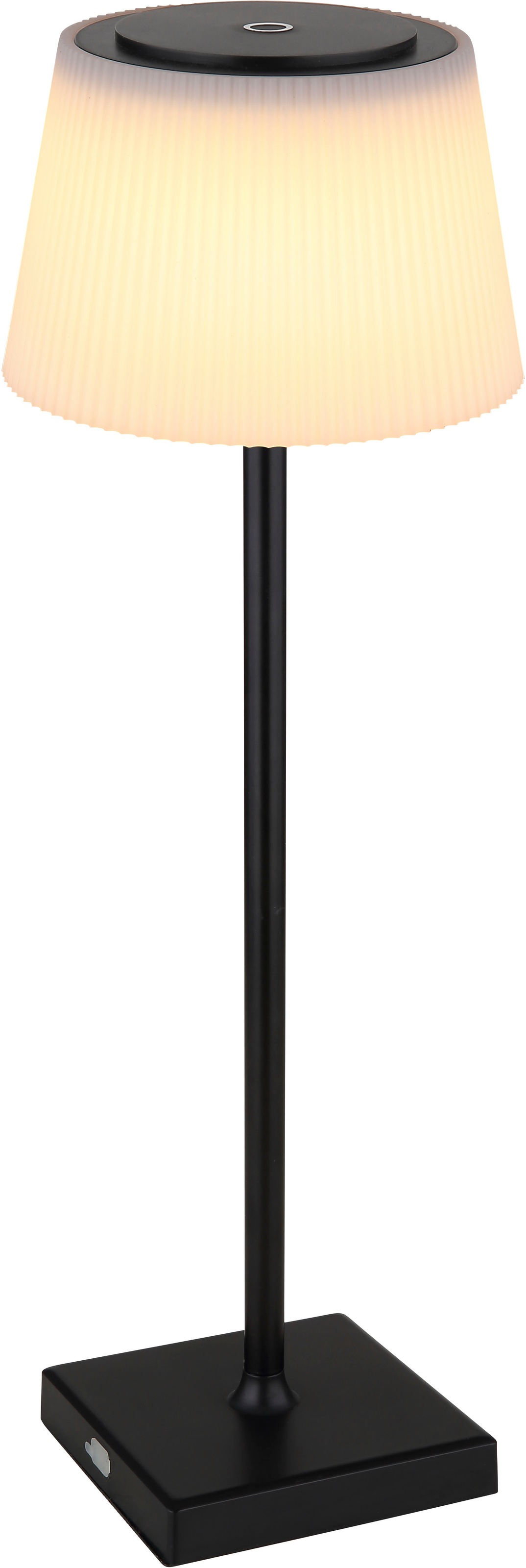 GLOBO LIGHTING Tischleuchte »GREGOIR« LED-Modul 1 Stk. warmweiß - kaltweiß Tischlampe Nachttischlampe Deko-Tischleuchte Schlafzimmer