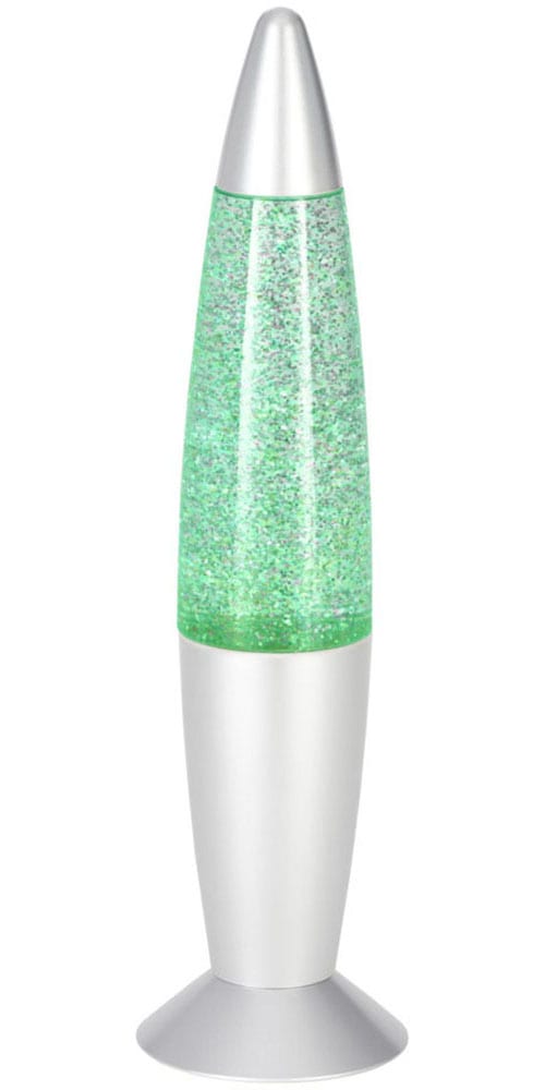 EGLO LED Tischleuchte »GLITTER« LED-Modul 1 Stk. LED Lavalampe Glitter, RGB Glitzerlampe mit Timer und Farbwechsel