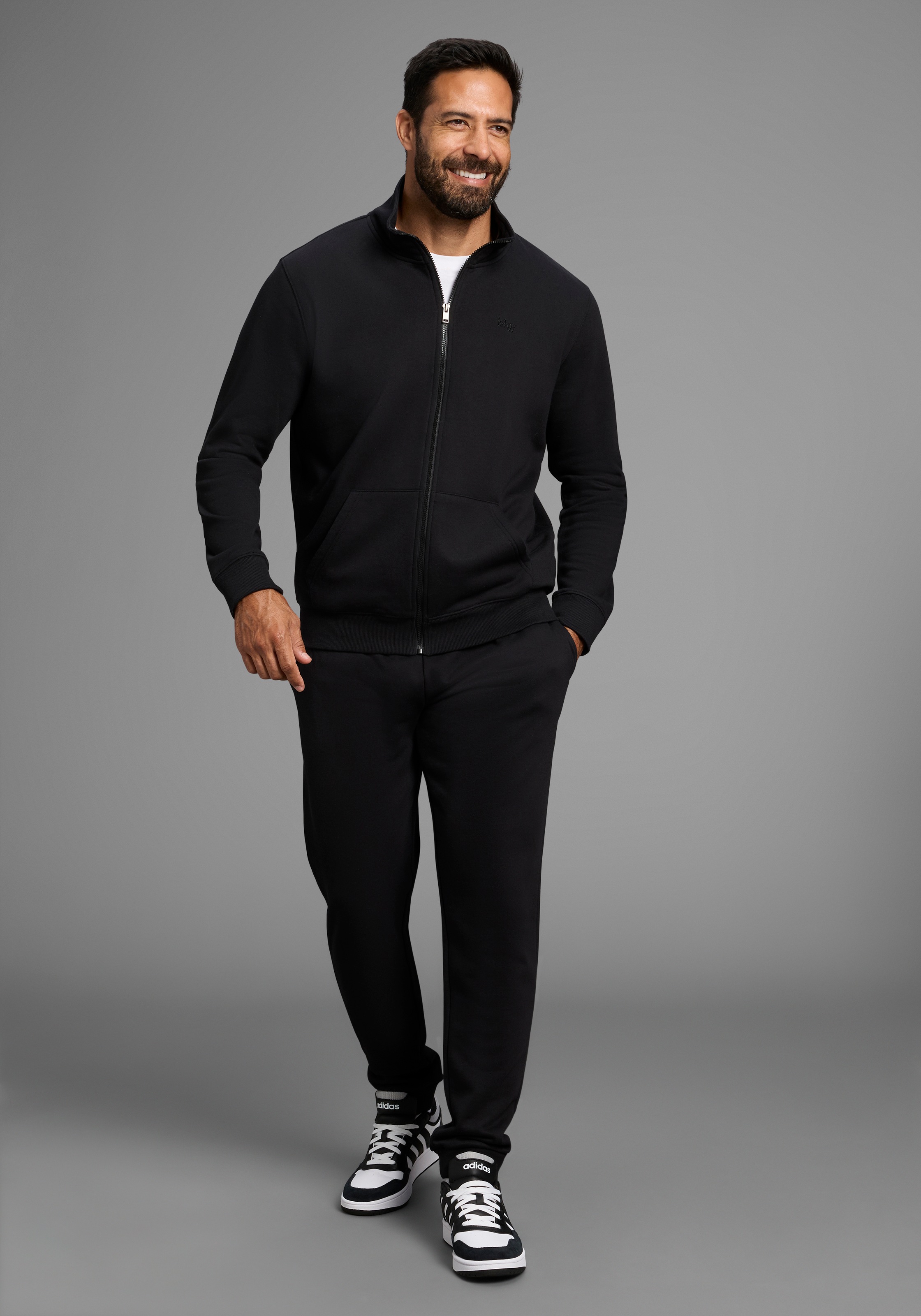 Mans World Sweatjacke "Jogginganzug", für Sport und Freizeit günstig online kaufen