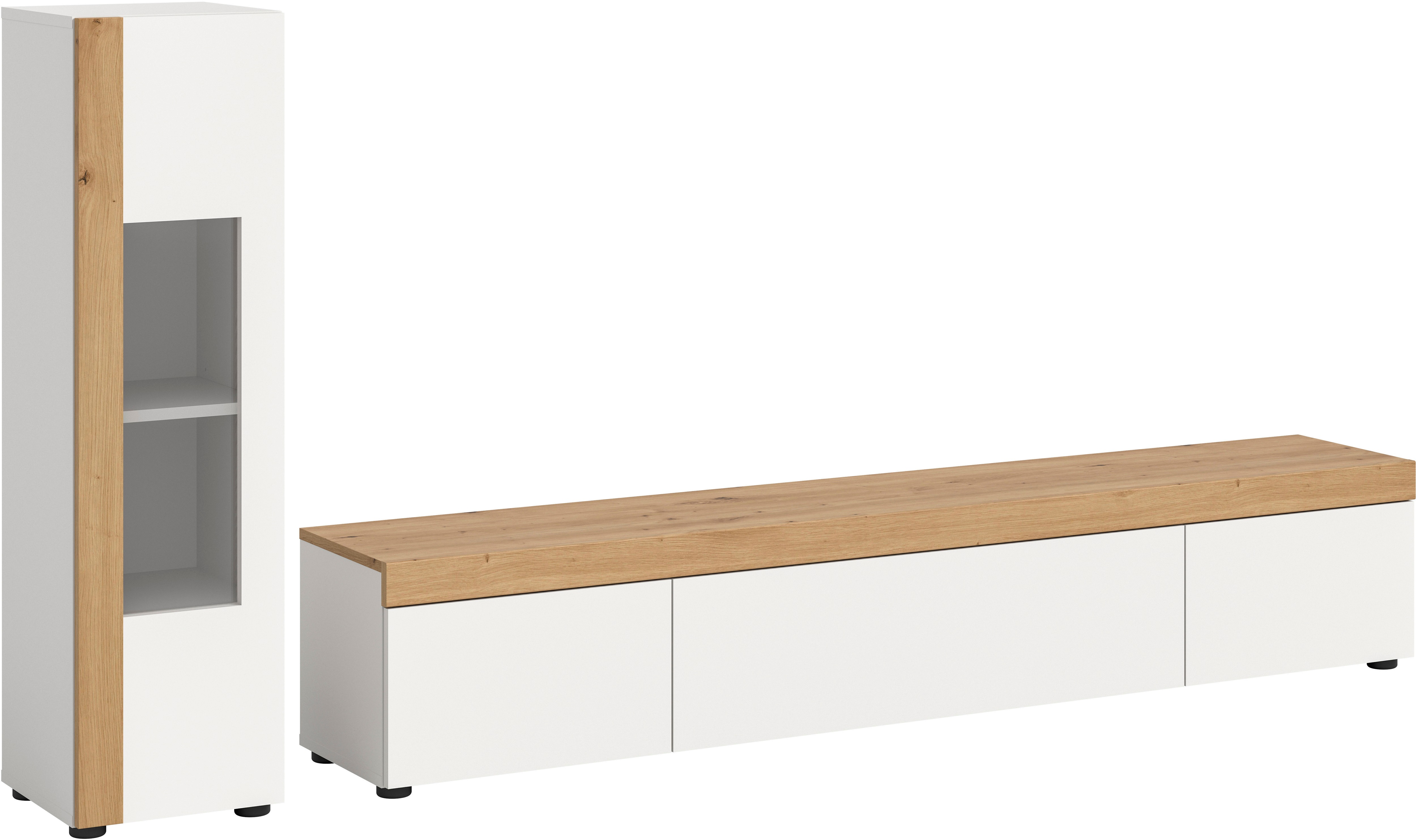 Thumbnail - INOSIGN Wohnwand "Svala, Breite 180 cm, Wohnkombination" Set, 2 Stk. tlg.