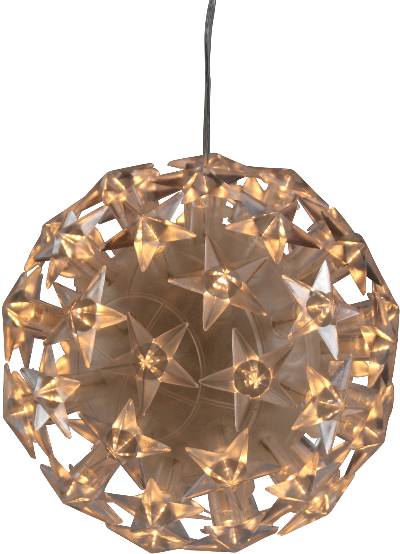 AM Design LED Dekolicht, LED Weihnachtsdeko aussen mit | Kugel Sternen, BAUR