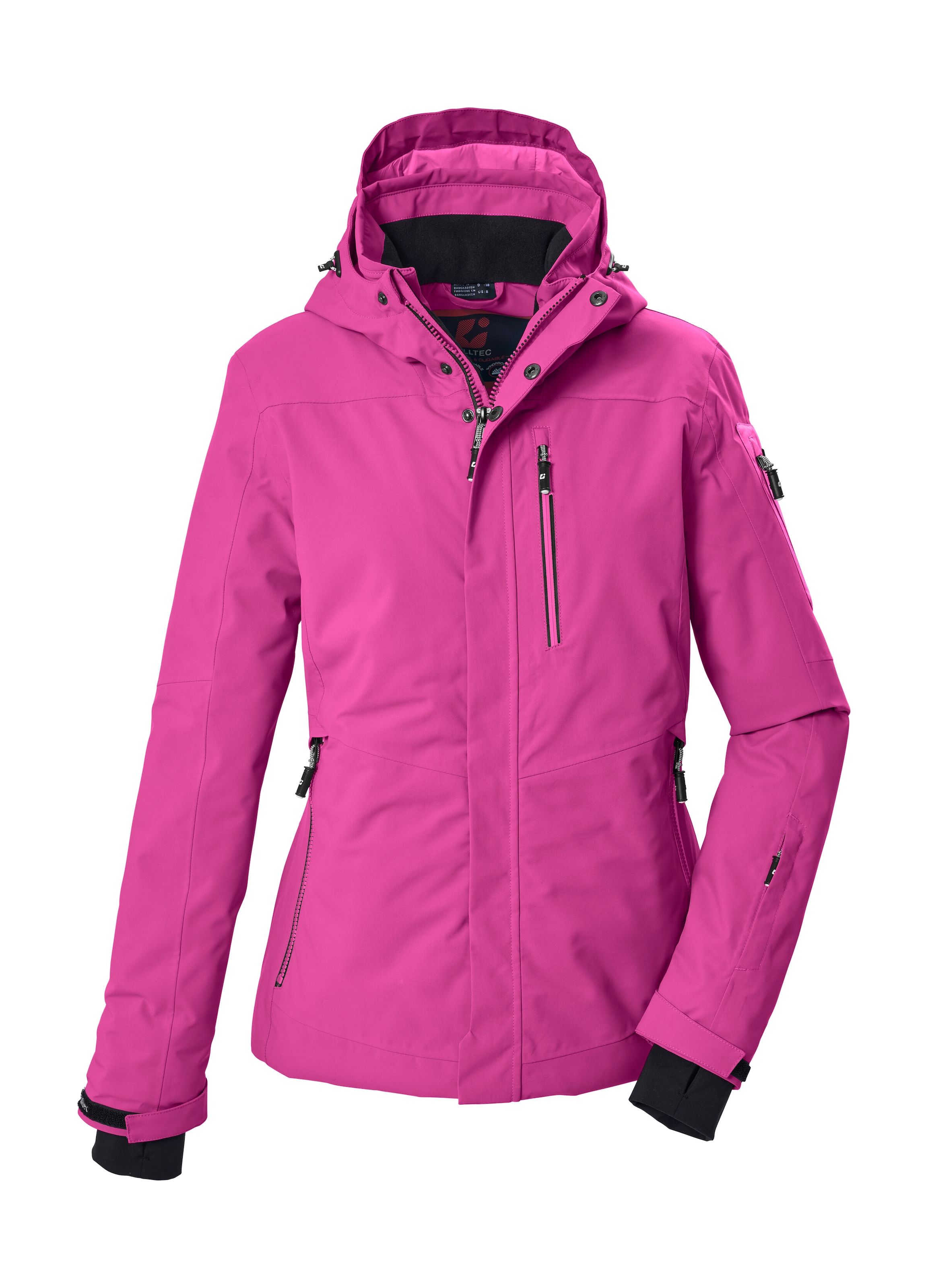 Killtec Skijacke »KSW 228 WMN SKI JCKT« Wind- und wasserdichte Skijacke mit regulierbarer Kapuze