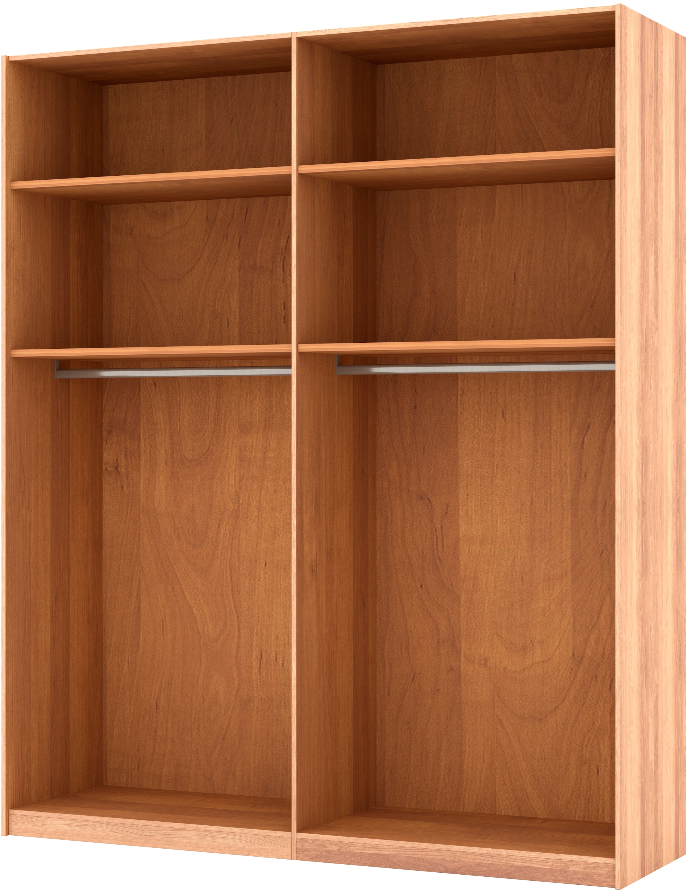 Musterring Schwebetürenschrank »Sorrent, Kleiderschrank, Schrank, Schiebetüren«, (Teilmassiv Eiche, MADE IN GERMANY), Türen in Eiche massiv mit Kassetten-Optik, verschiedene Maße verfügbar