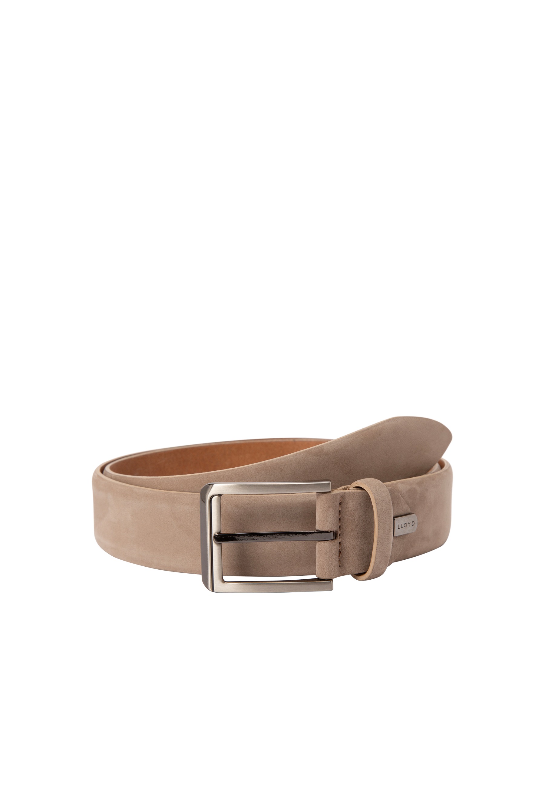 Ledergürtel LLOYD MEN’S BELTS "Lloyd Belts Herrengürtel 0229", Herren, Gr. 95, taupe, Leder, Gürtel Ledergürtel 2