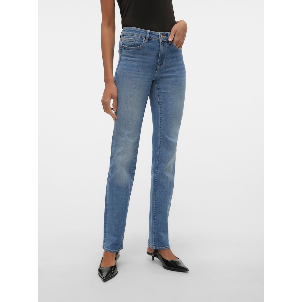 Vero Moda Straight-Jeans »VMFLASH MR STRAIGHT JEANS LI347 GA NOOS«