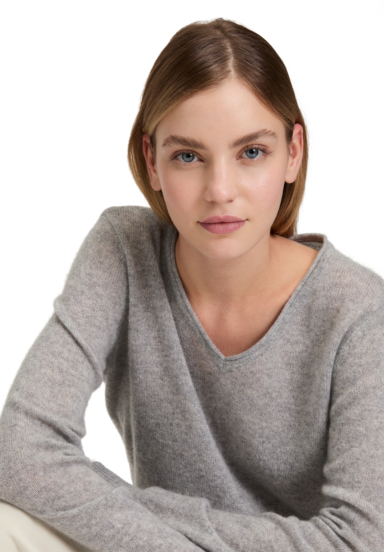 Betty Barclay Strickpullover »Betty Barclay Damen Kaschmir-Pullover mit V-Ausschnitt«, (1 tlg.), Strick