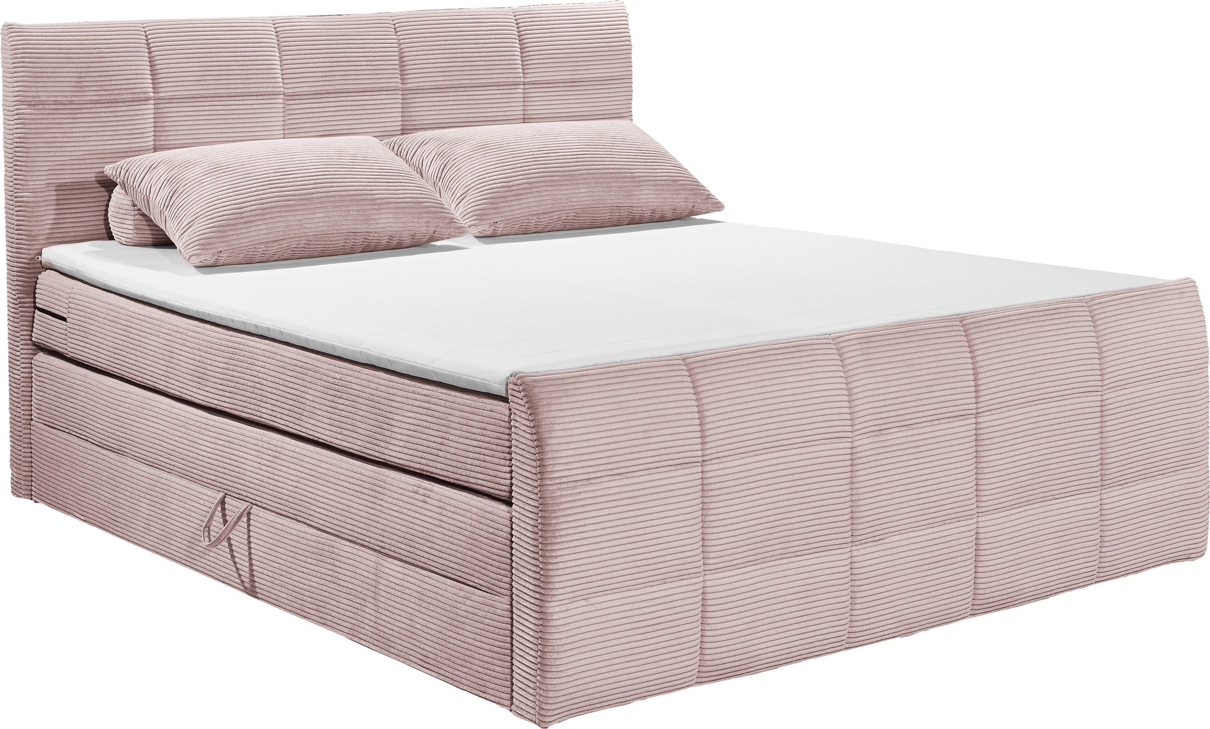 ED EXCITING DESIGN Boxspringbett »Bolivia«, harte Seite mit Kokosmatte, weiche Seite mit Filzabdeckung