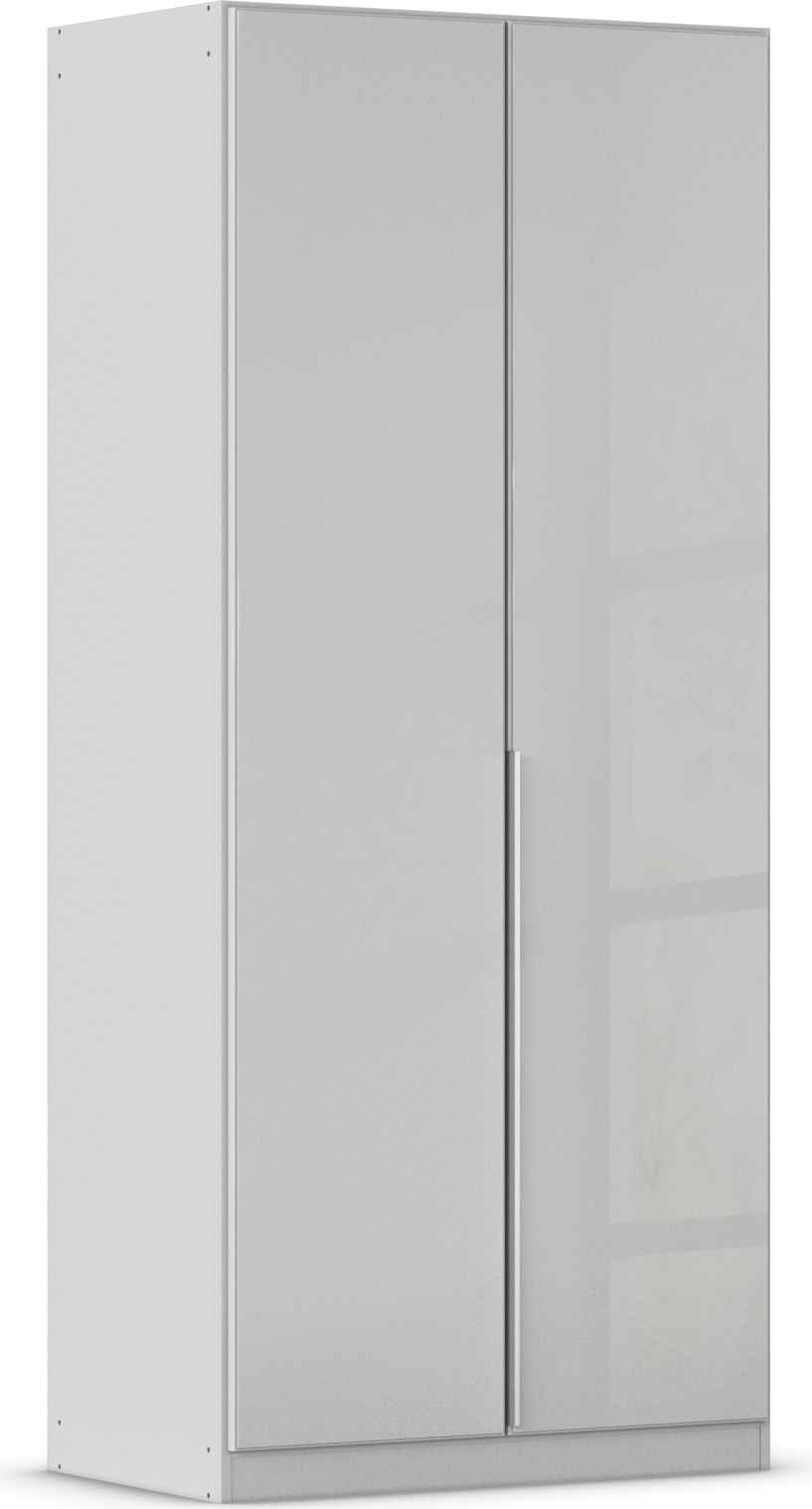 OTTO home Drehtürenschrank "Kleiderschrank Kleiderschränke Schrank Garderobe AGORDO mit Glasfront" in zwei Griff-Farben, Breiten 91-405 cm, durchdachte Innenausstattung, in 8 Breiten und 2 Höhen MADE IN GERMANY