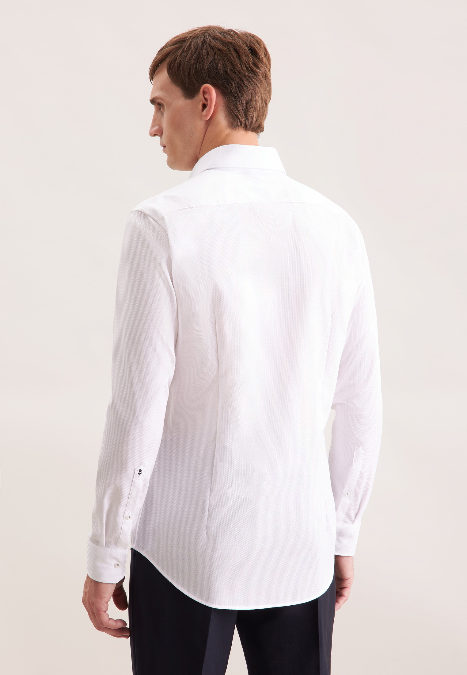 seidensticker Businesshemd "Schwarze Rose", Shaped 1/1 Covered-Button-Down- günstig online kaufen