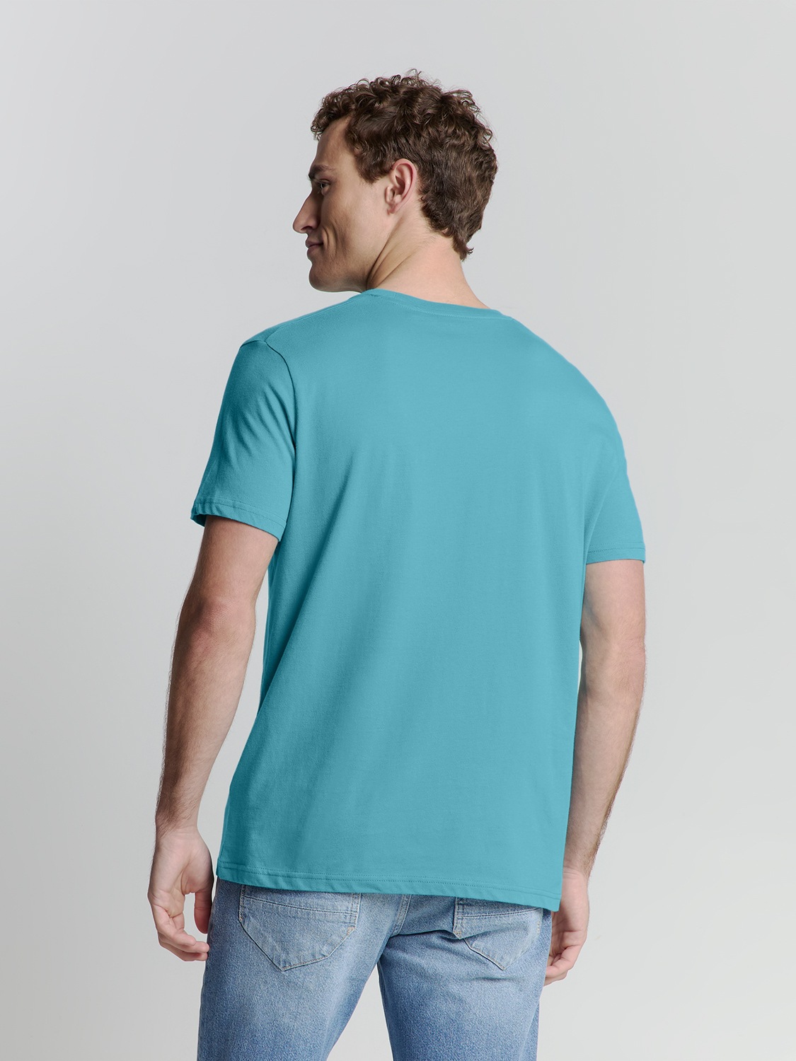 NO EXCESS T-Shirt »No Excess Basic Rundhals T-Shirt T-Shirt Crewneck Solid Basic«