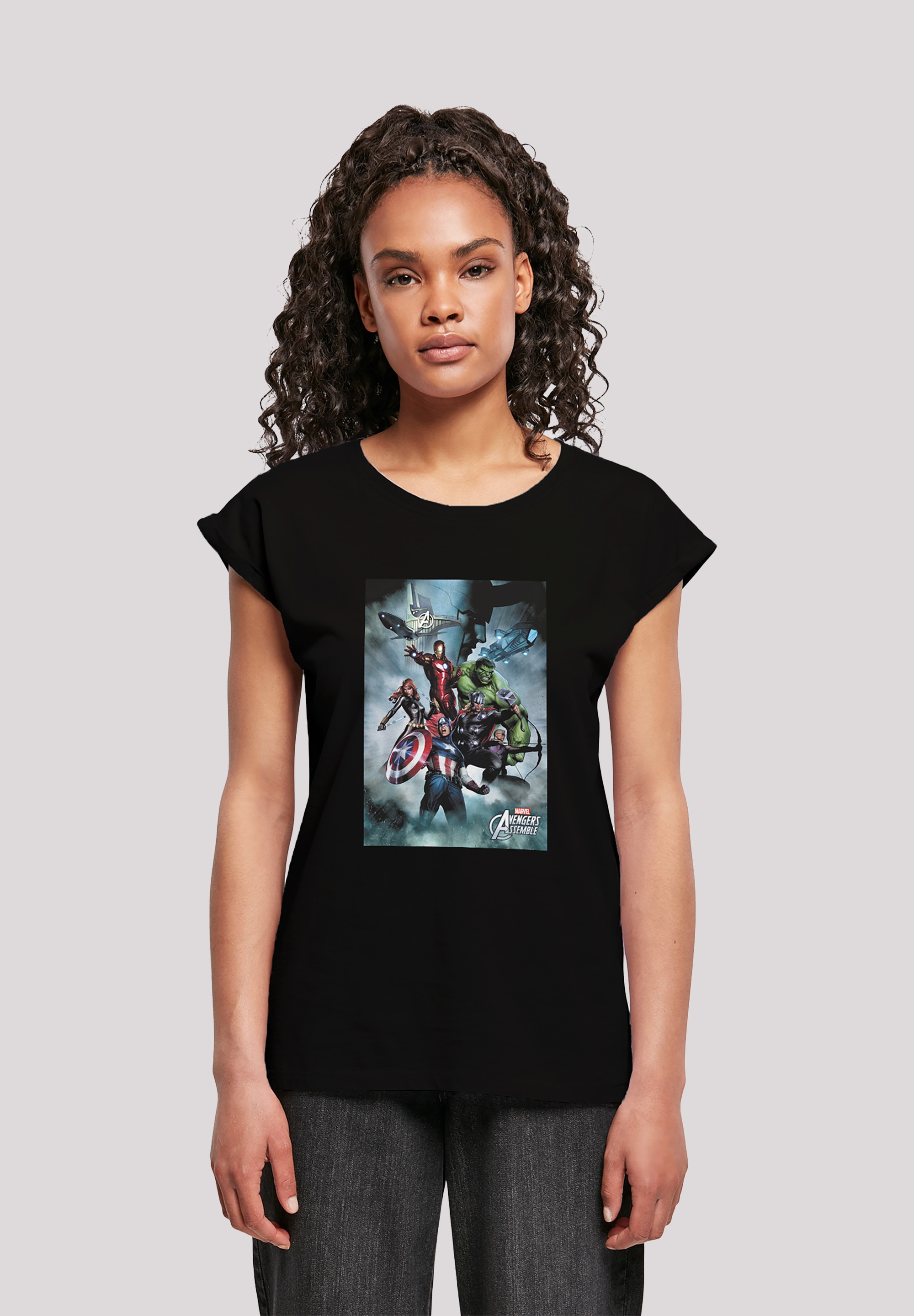 F4NT4STIC T-Shirt "Marvel Avengers Assemble", Print günstig online kaufen