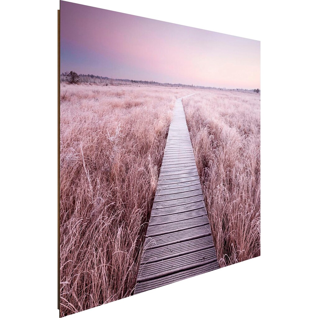 Reinders! Holzbild »Deco Panel 60x90 Winter Moor«