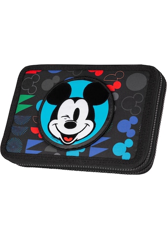 Federmäppchen »Etui XL, Disney, Mickey Mouse, mit 2 Reißverschlüssen«