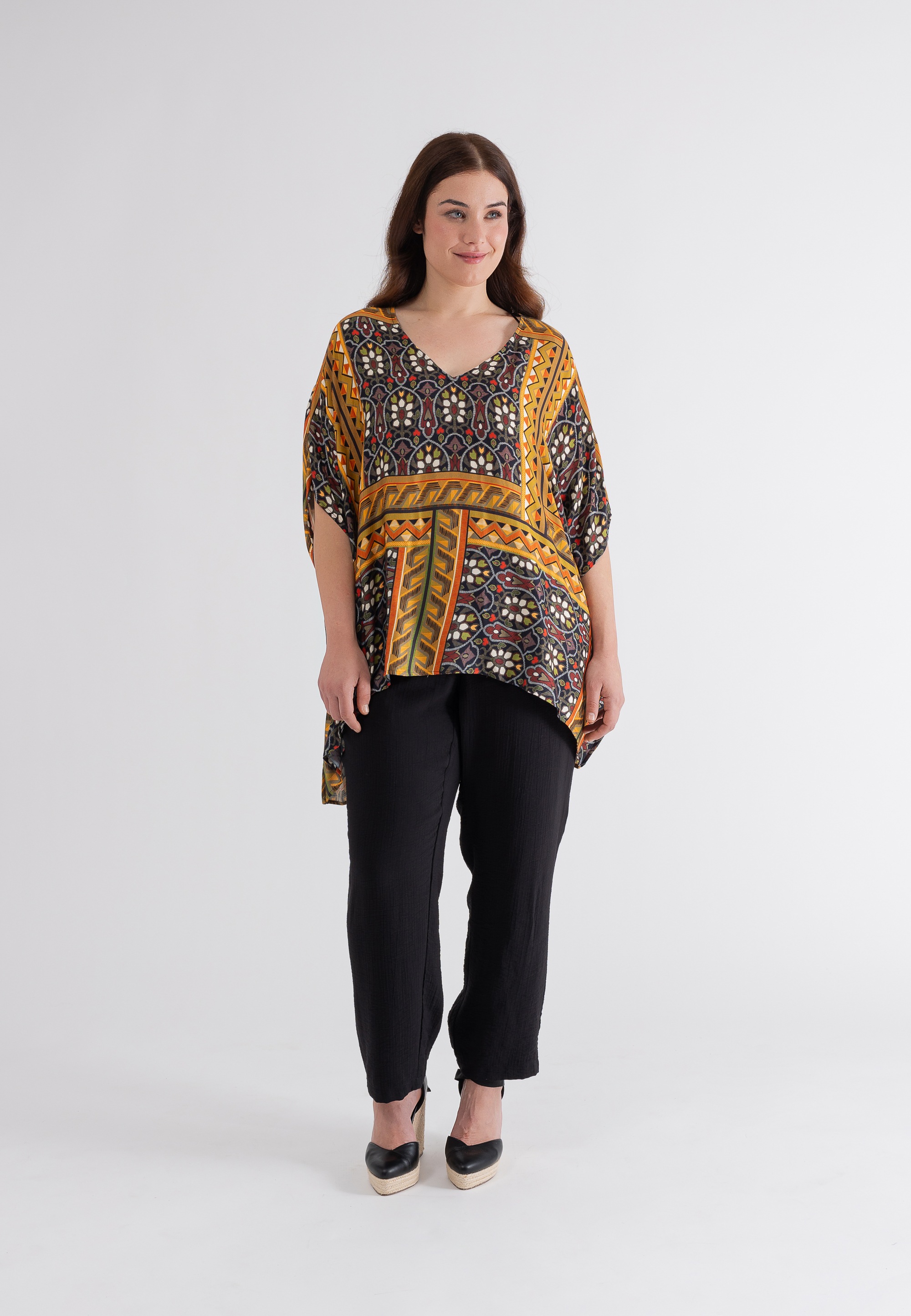 October | bestellen trendigem BAUR Allover-Muster Bluse, für mit Klassische