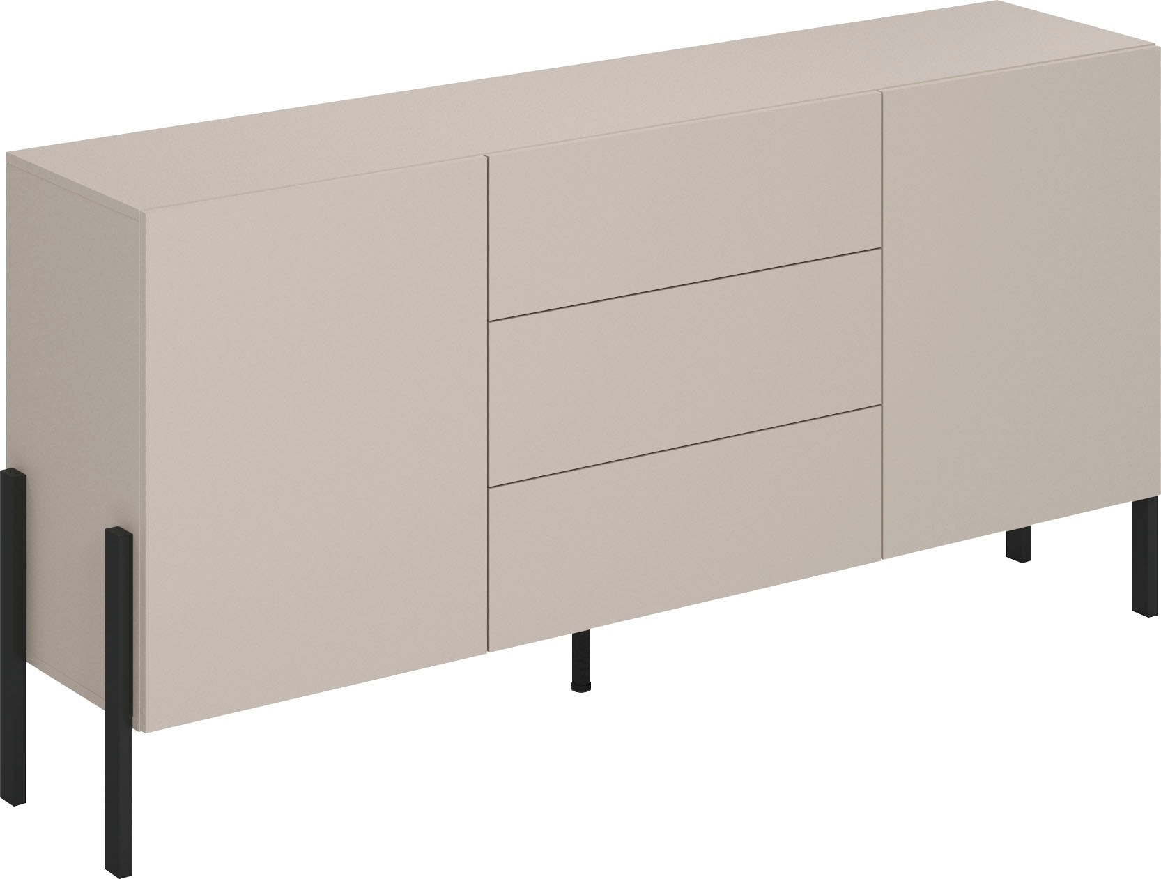 OTTO home Sideboard "Jukon, Breite 150 bzw.180 cm, moderne grifflose Kommod günstig online kaufen