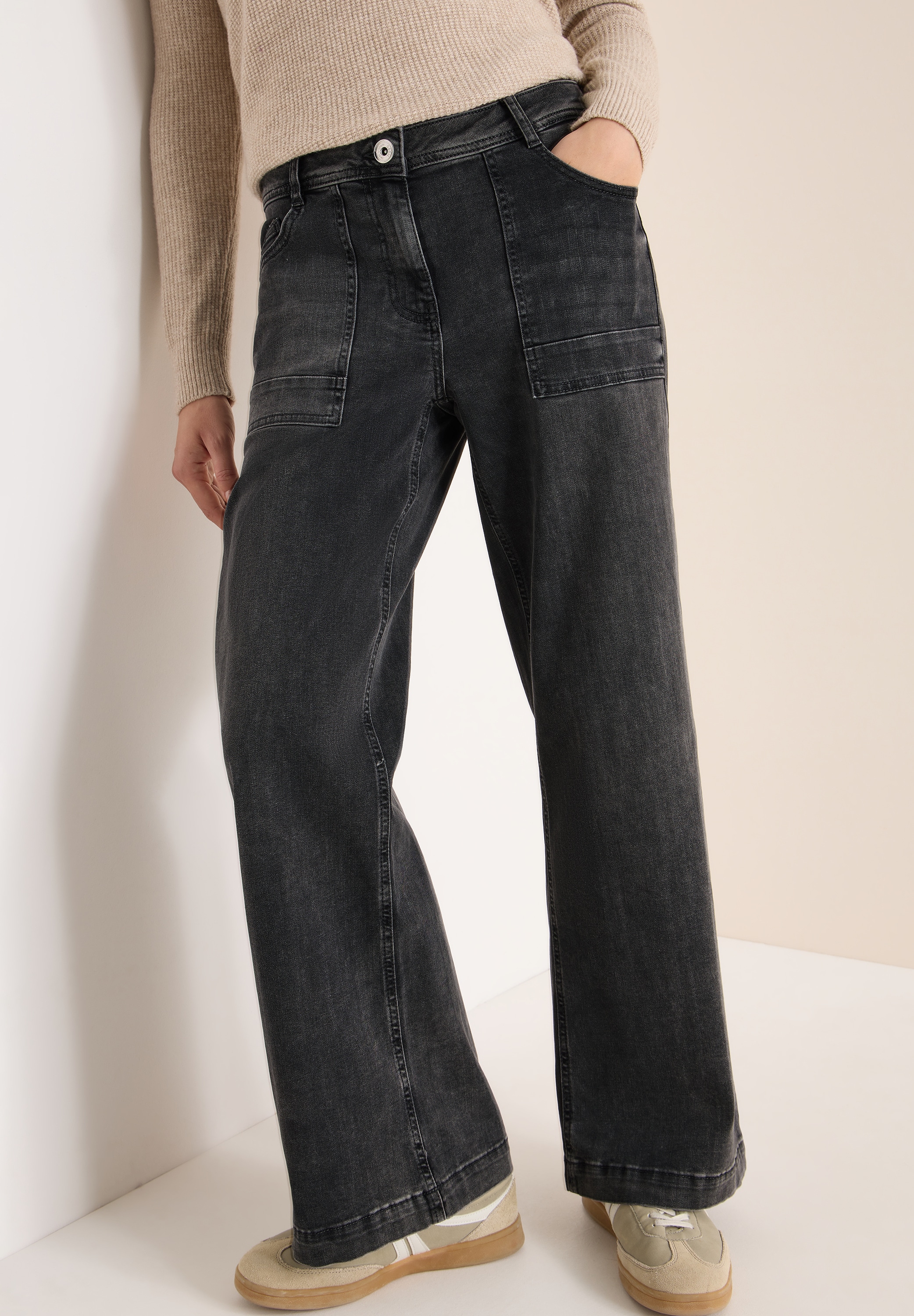 Cecil Weite Jeans im Loose Fit und 5-Pocket-Form