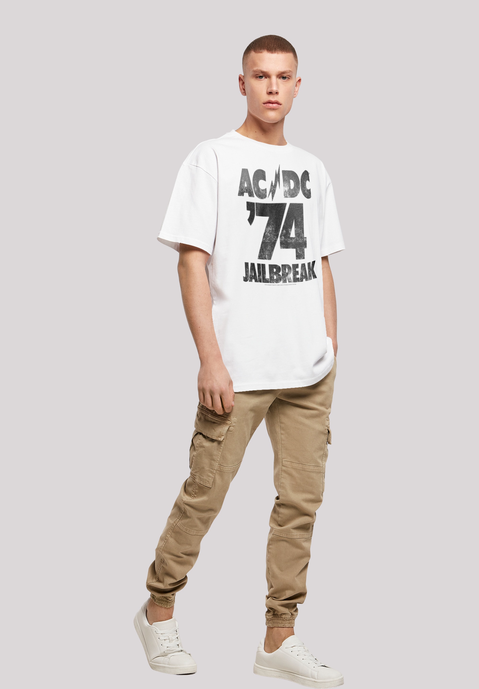 F4NT4STIC T-Shirt »ACDC Rock Band Shirt Jailbreak 74«, Print