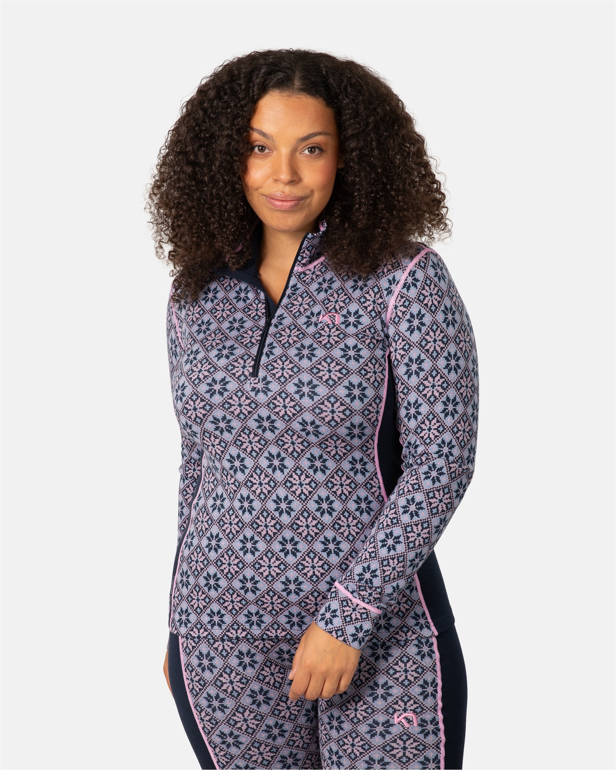 Kari Traa Funktionsshirt »Rose«, mit tollem Norweger-Muster