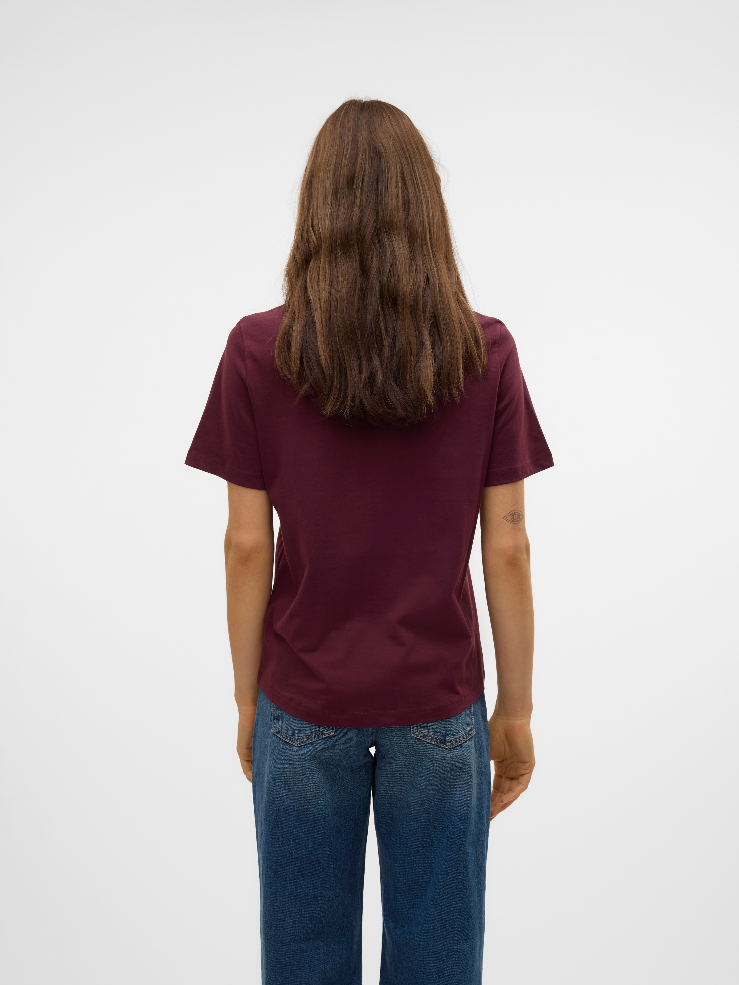 Thumbnail - Vero Moda Kurzarmshirt "VMPAULINA SS T-SHIRT GA JRS NOOS" Baumwolle, regular fit