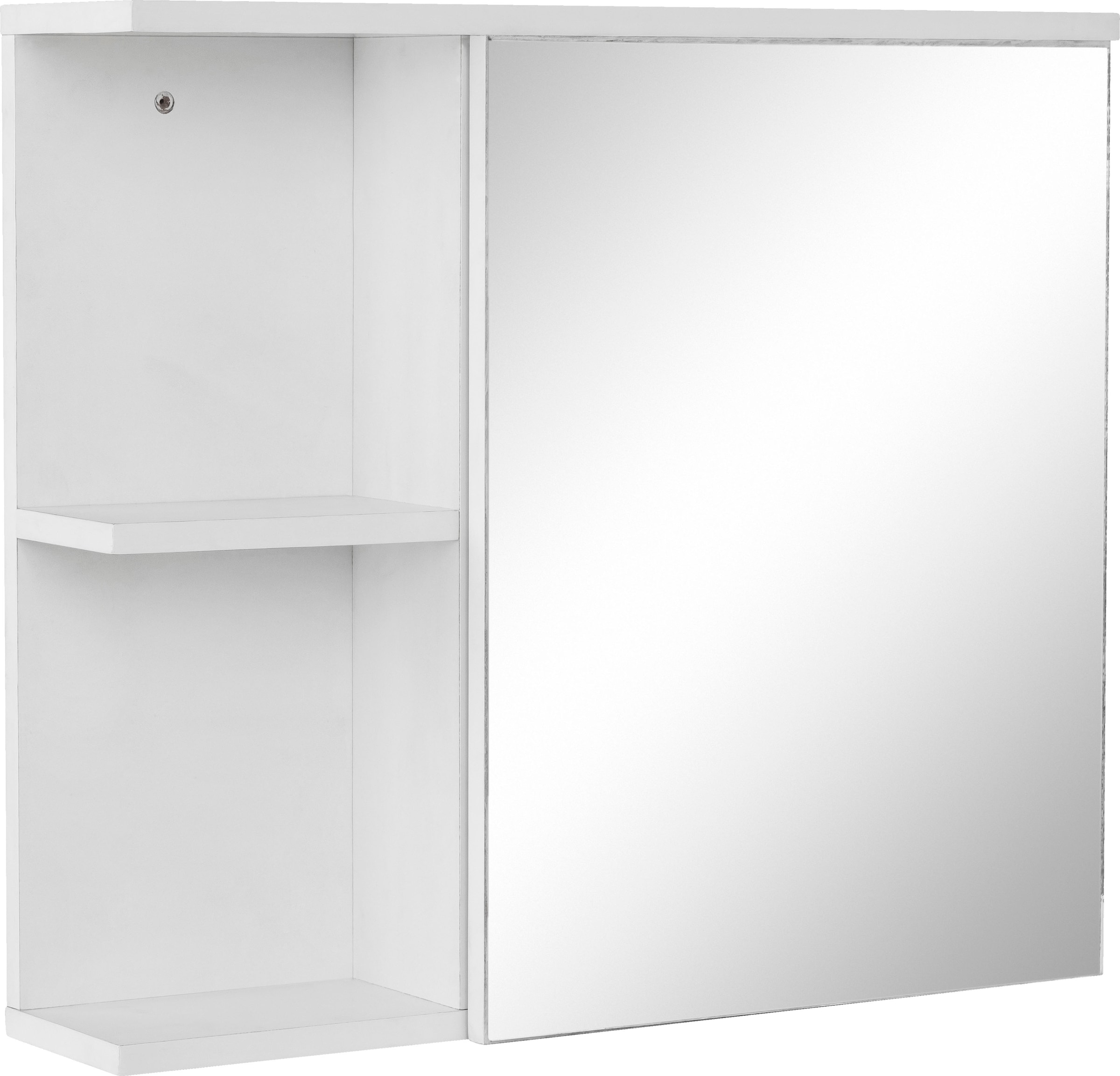 welltime Badezimmerspiegelschrank "Stian", mit Spiegeltür und Push-to-open Funktion, Breite 60 cm, Höhe 53 cm