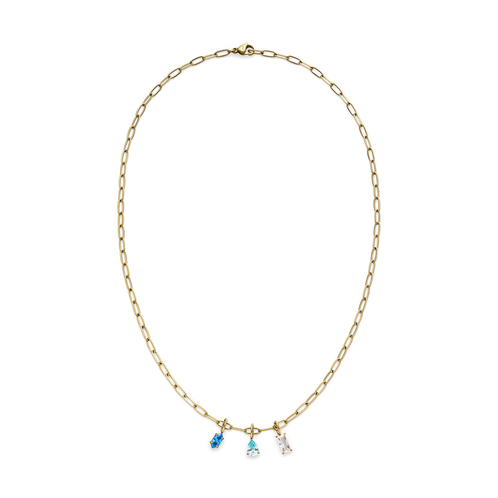 s.Oliver Kette mit Anhänger »Elegant Stones« mit Zirkonia (synth.)